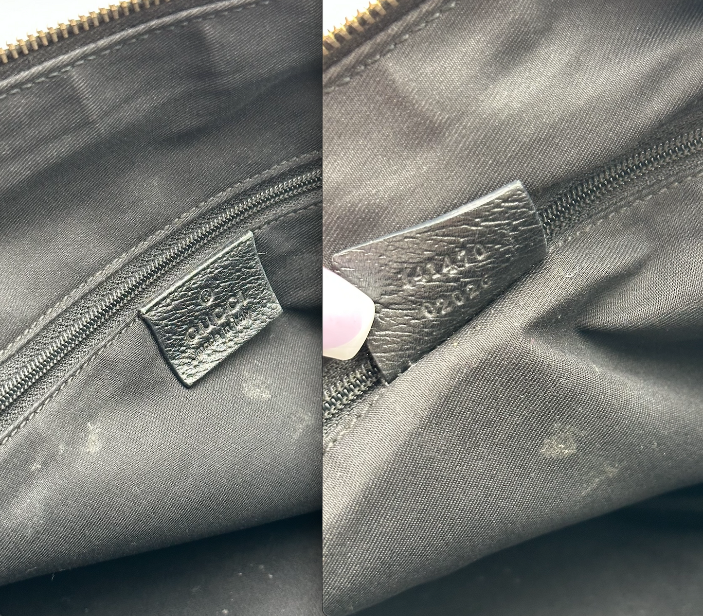 Authentic GUCCI Black Abbey Tote Handbag