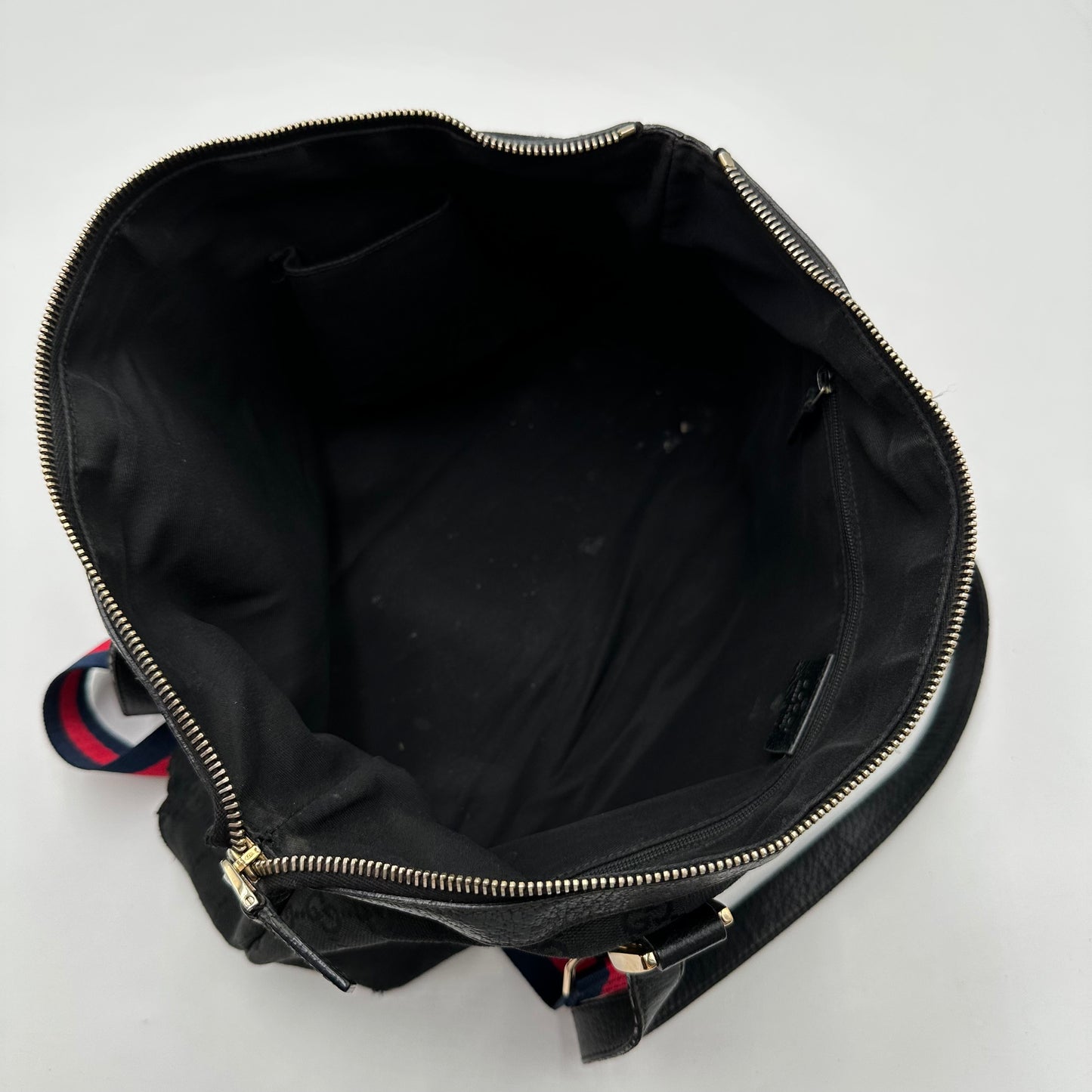 Authentic GUCCI Black Abbey Tote Handbag