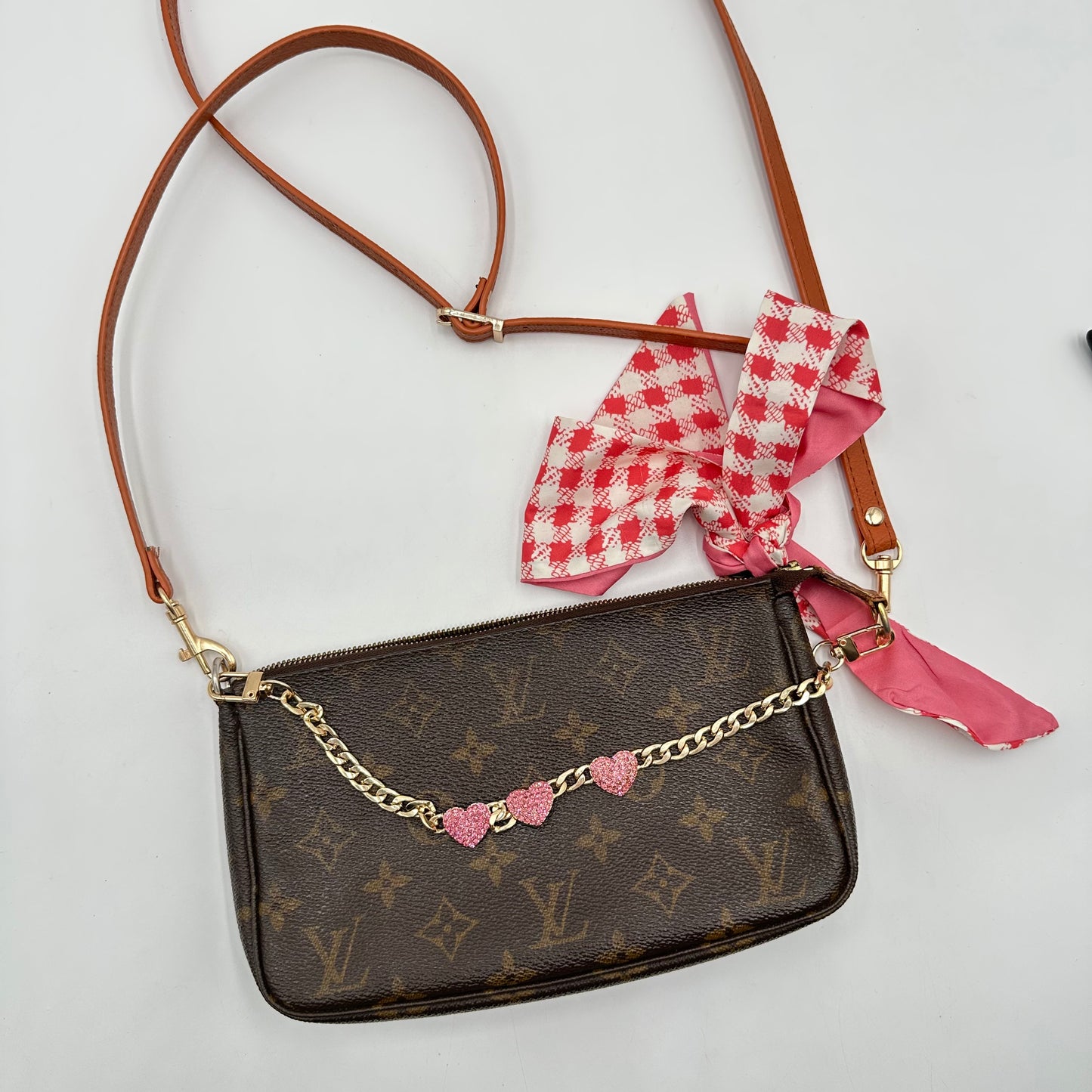 Authentic Louis Vuitton 2000 Monogram Pochette Accessoires Crossbody