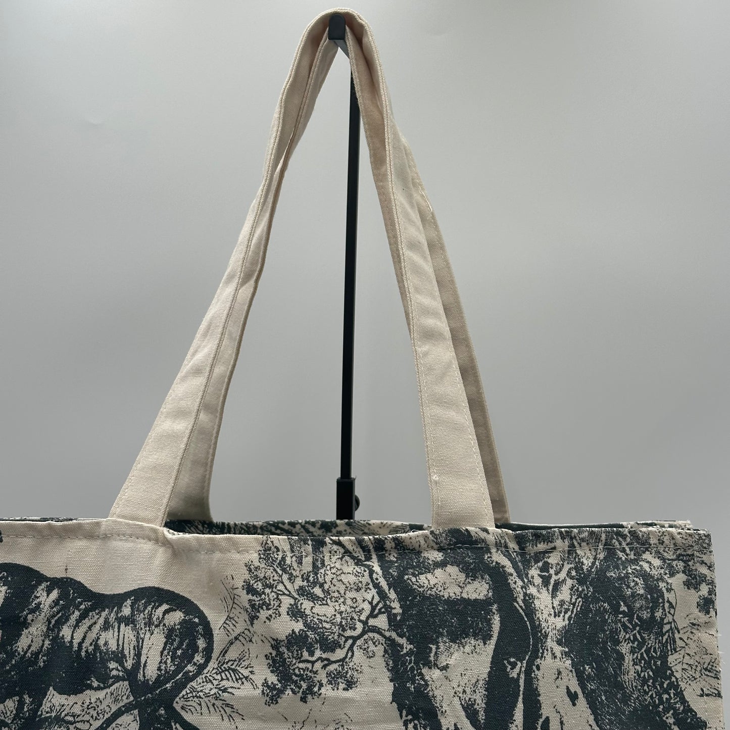 DIOR Riviera Large Canvas Shopping Tote