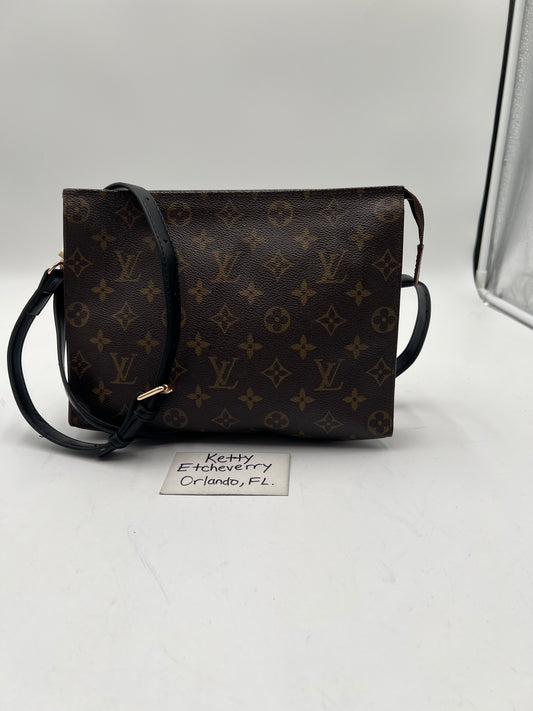 Bundle of Authentic Louis Vuitton toiletry with Insert + Carrying Case + Chain