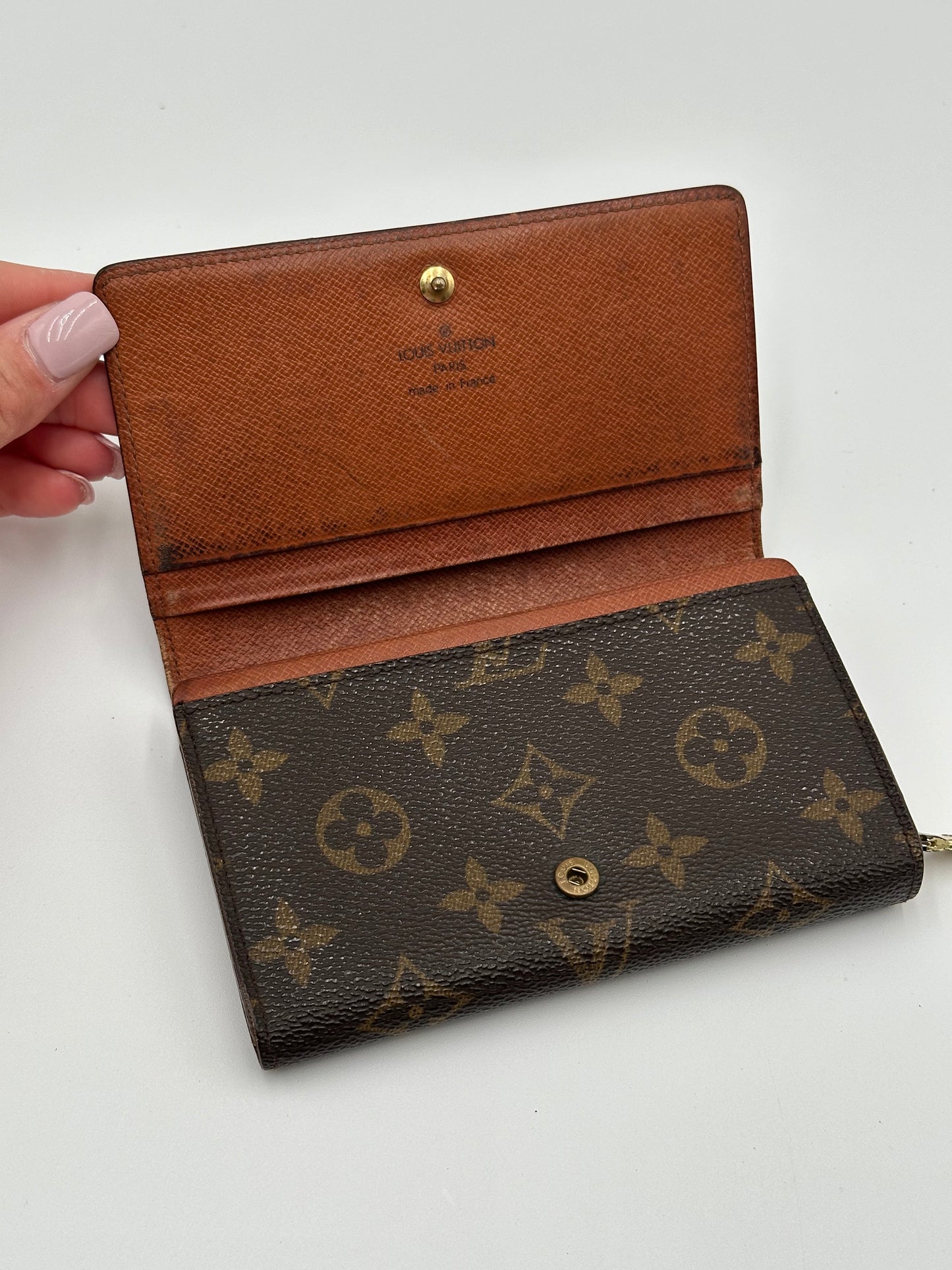 Authentic Louis Vuitton 1999 Monogram Pochette Accessoires Crossbody +1995 Mono Wallet