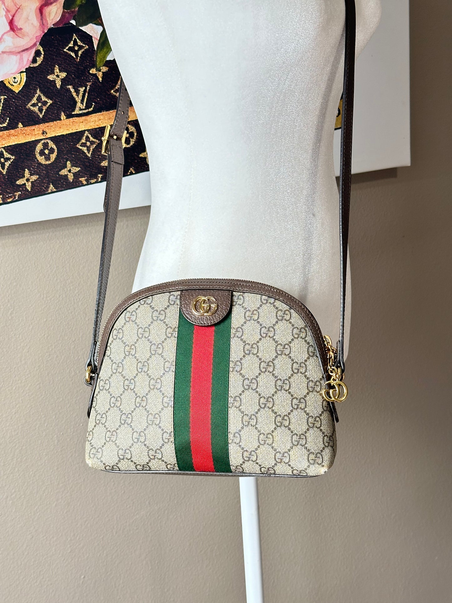 Authentic GUCCI GG Ophidia Small Shoulder Bag