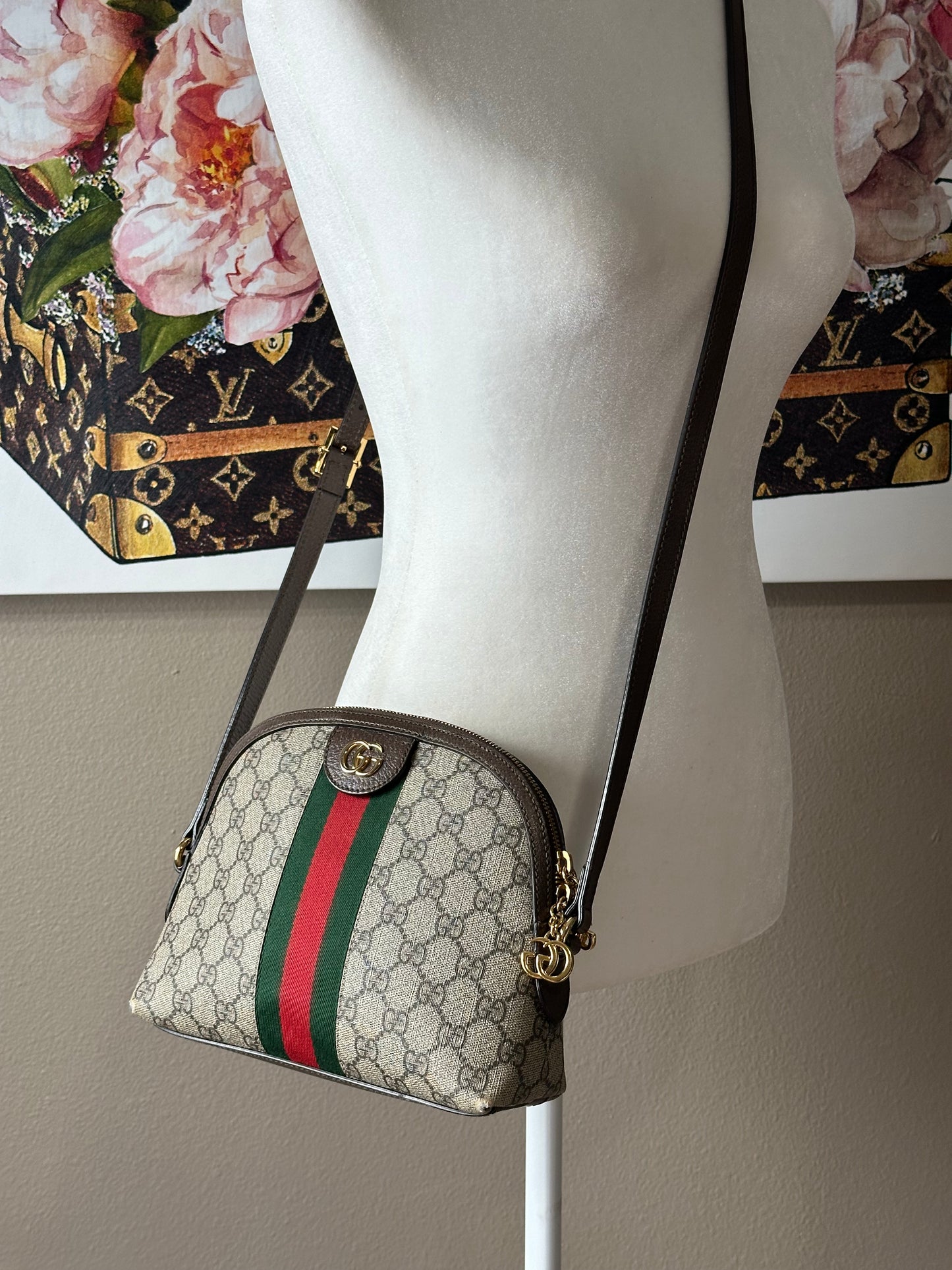 Authentic GUCCI GG Ophidia Small Shoulder Bag