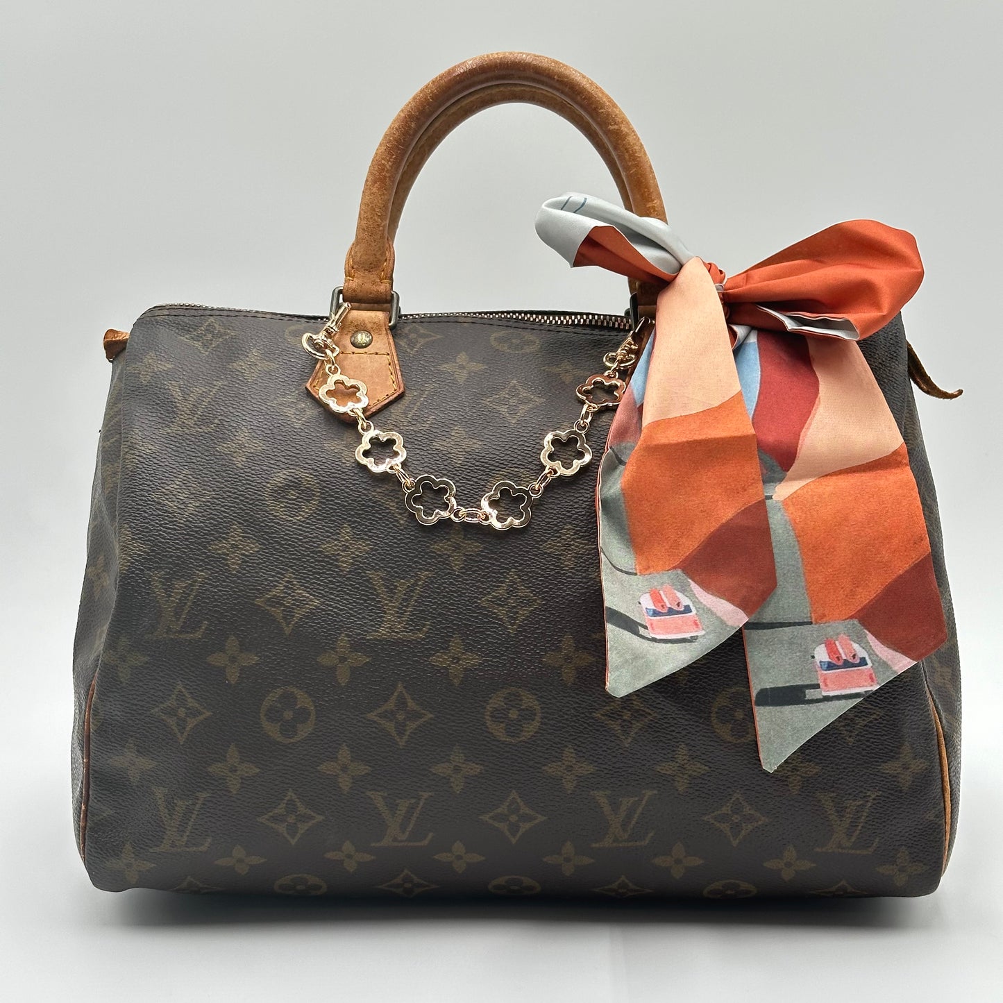 Authentic Louis Vuitton 1989 Monogram Speedy 30 Handbag