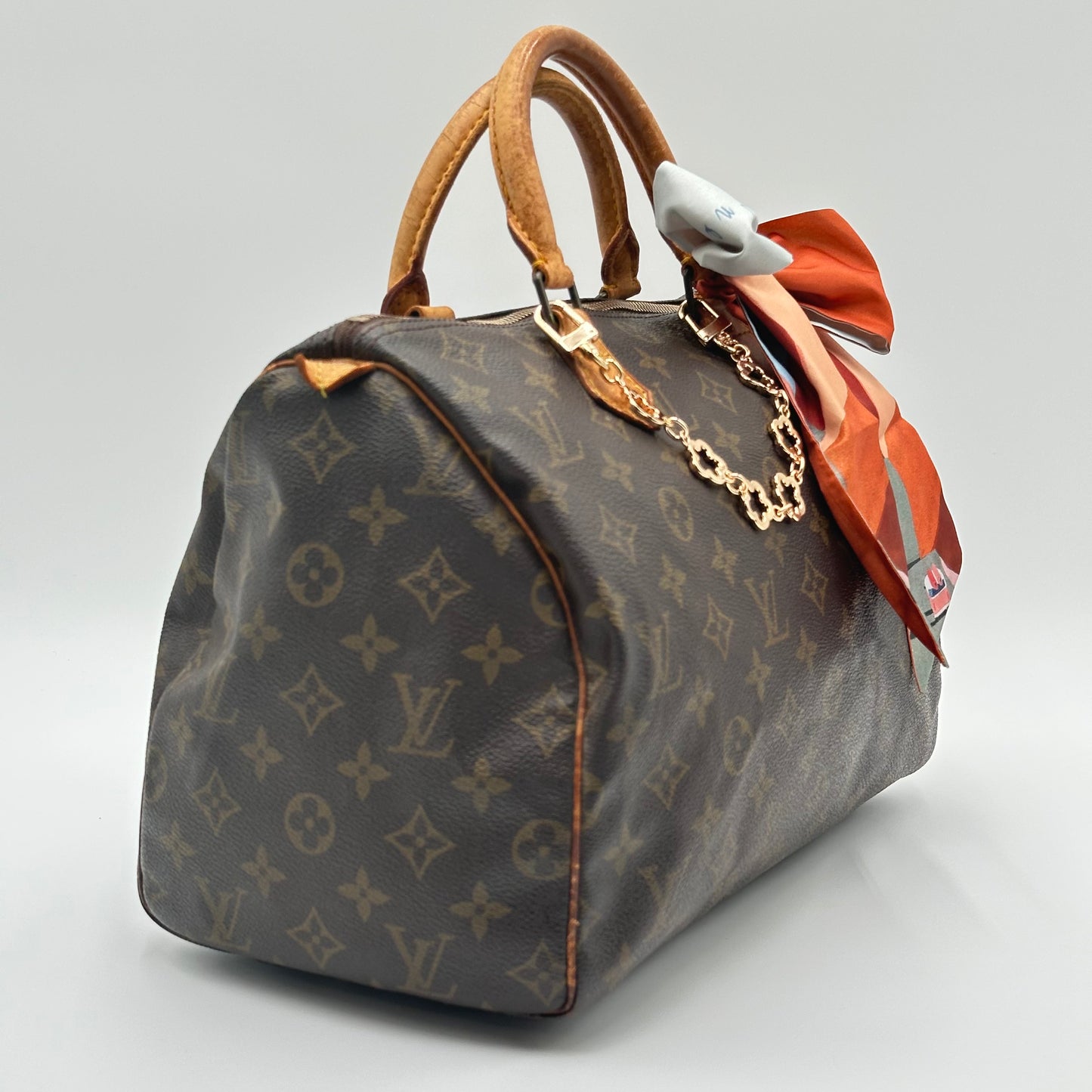 Authentic Louis Vuitton 1989 Monogram Speedy 30 Handbag