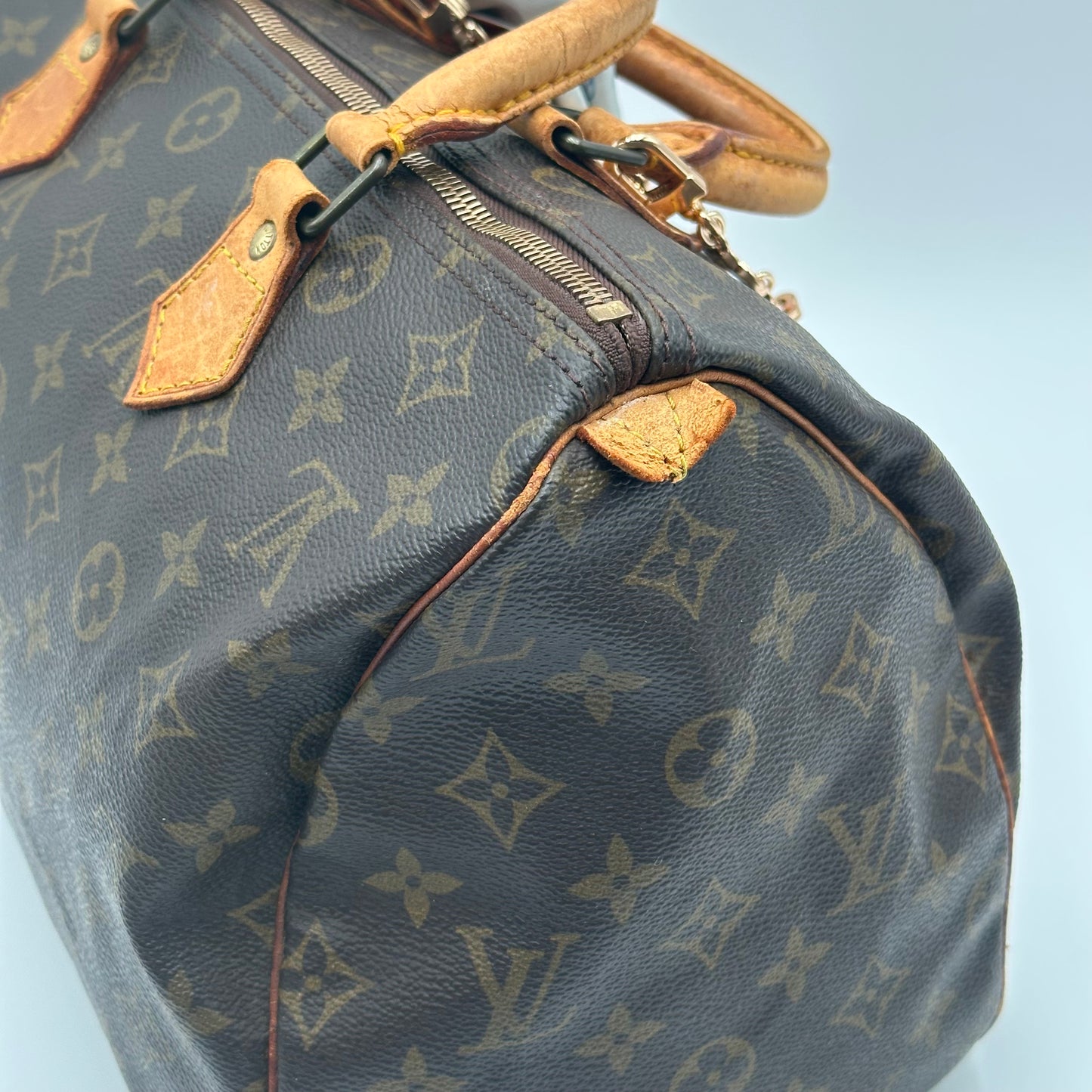 Authentic Louis Vuitton 1989 Monogram Speedy 30 Handbag