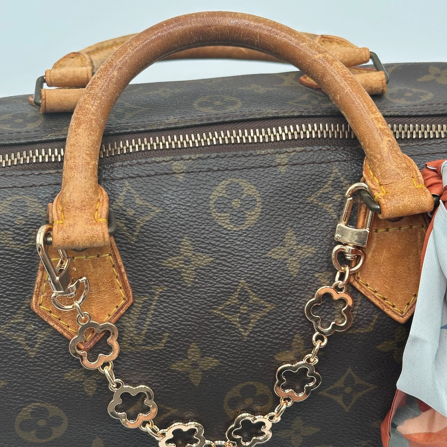 Authentic Louis Vuitton 1989 Monogram Speedy 30 Handbag