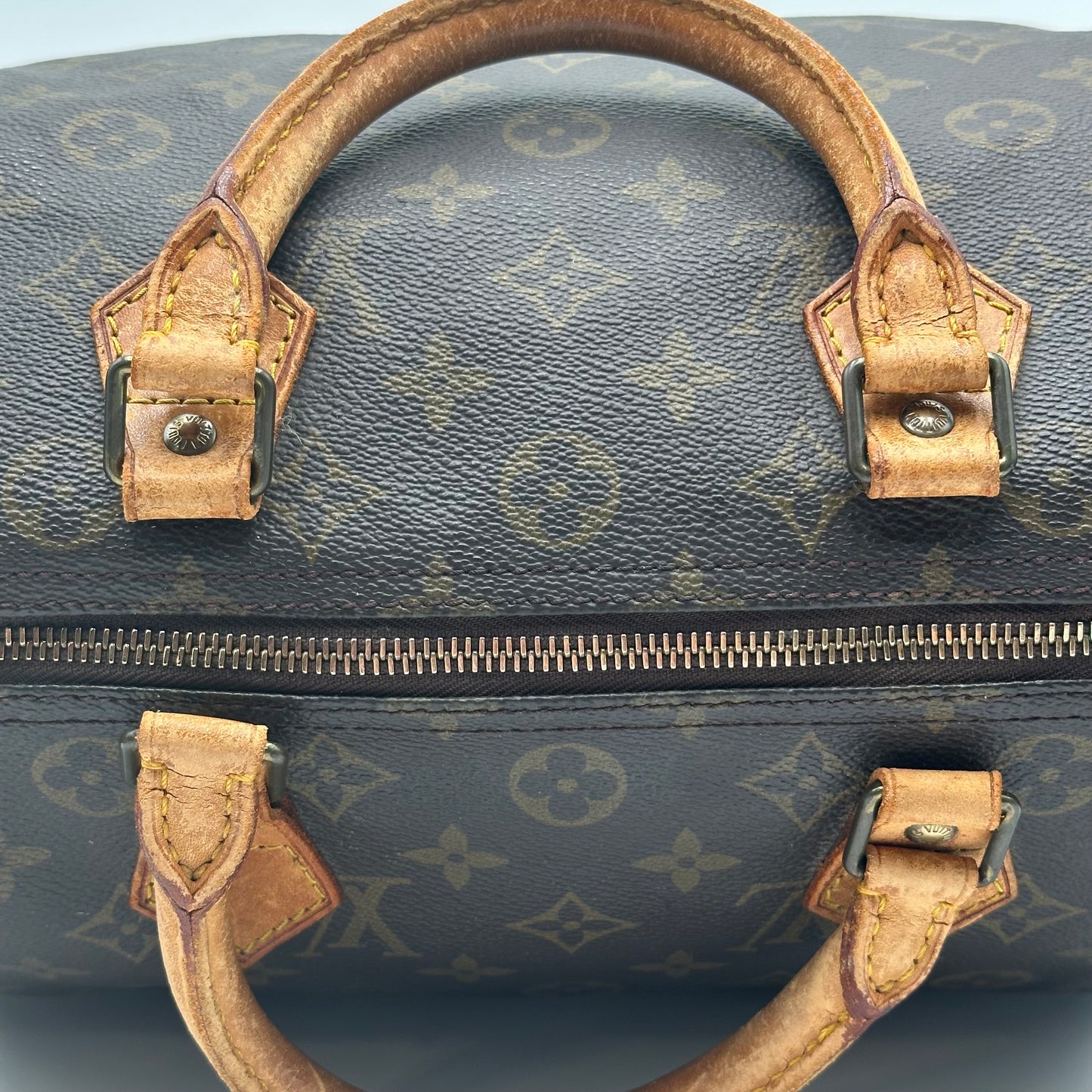 Authentic Louis Vuitton 1989 Monogram Speedy 30 Handbag