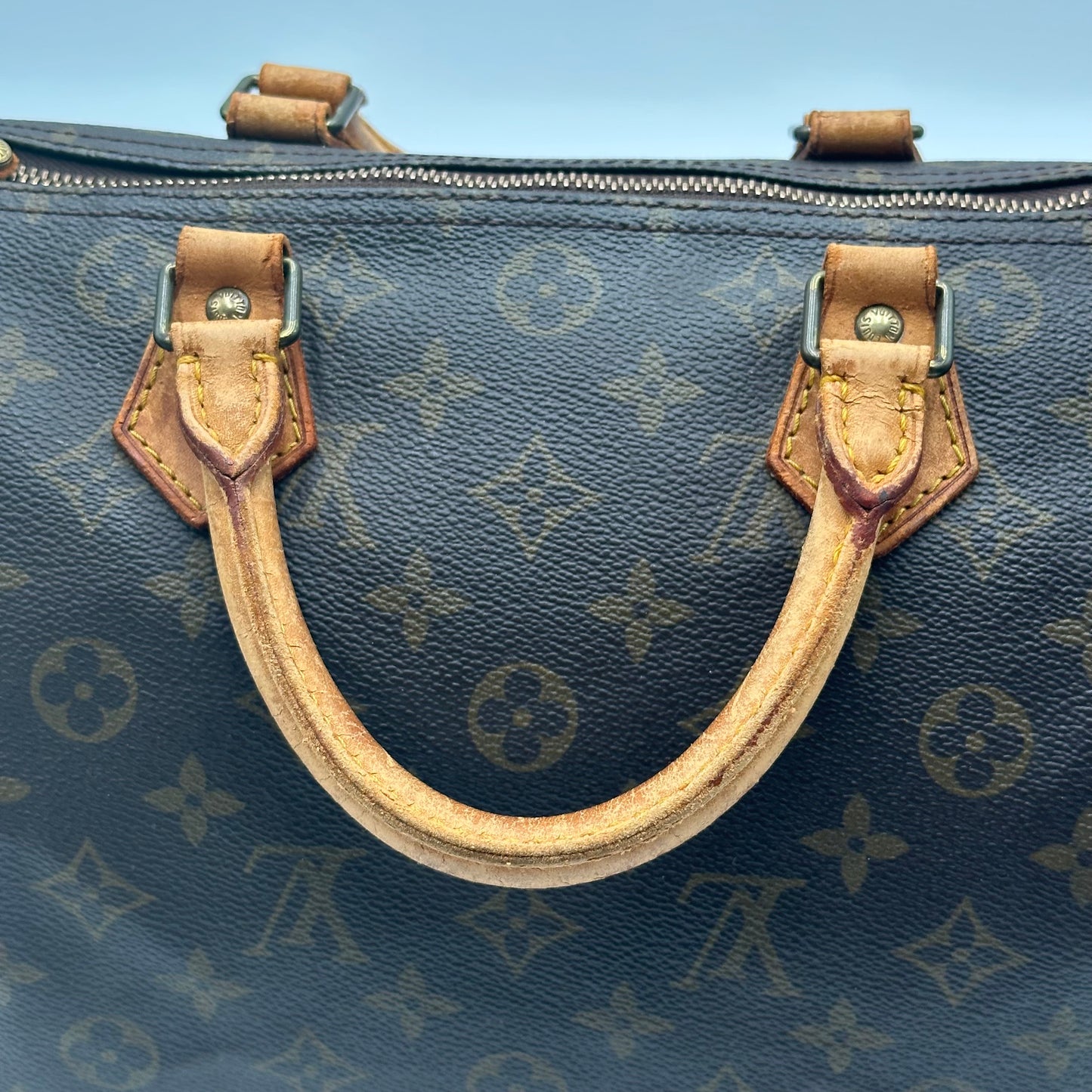 Authentic Louis Vuitton 1989 Monogram Speedy 30 Handbag