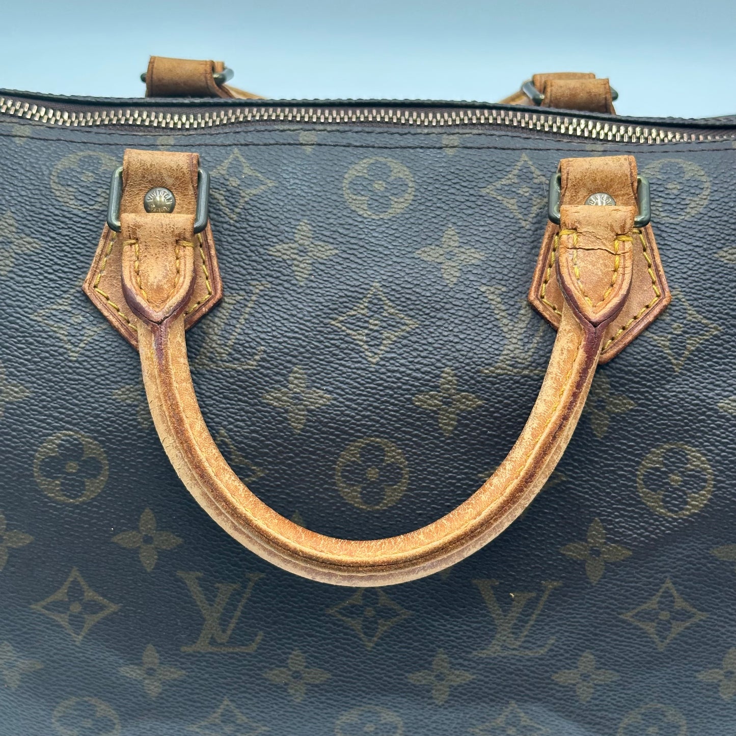 Authentic Louis Vuitton 1989 Monogram Speedy 30 Handbag