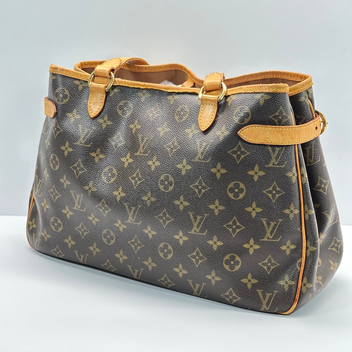 Authentic 2005 Louis Vuitton Monogram Batignolles Horizontal Tote