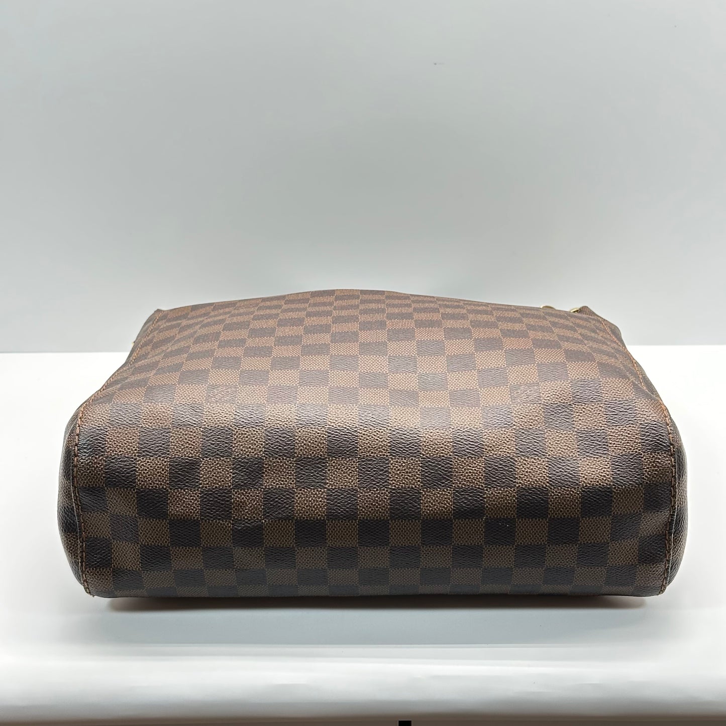 Authentic 2015 Louis Vuitton Damier Ebene Portobello PM Hobo Bag