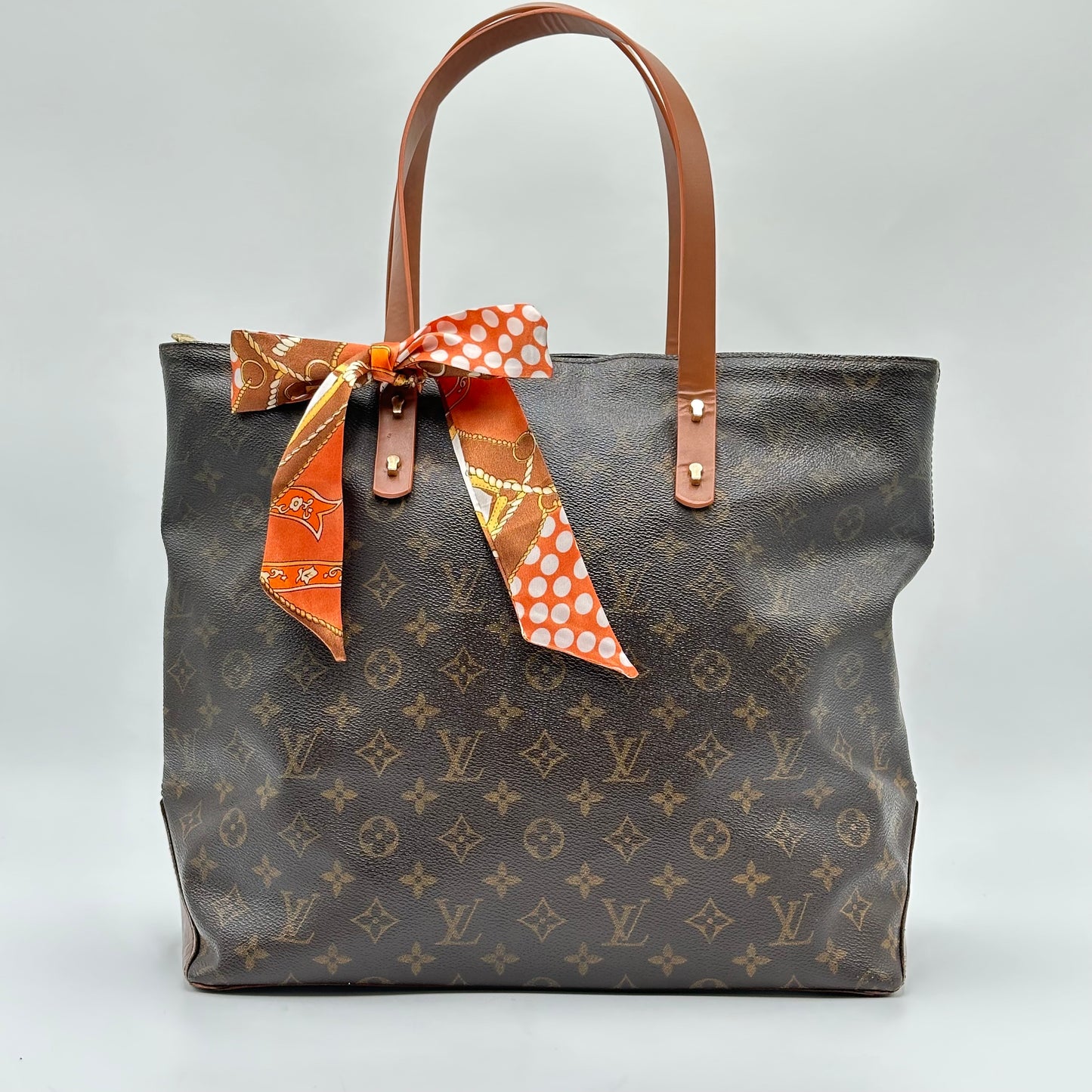 Authentic Louis Vuitton 2000 Monogram Cabas Mezzo Tote