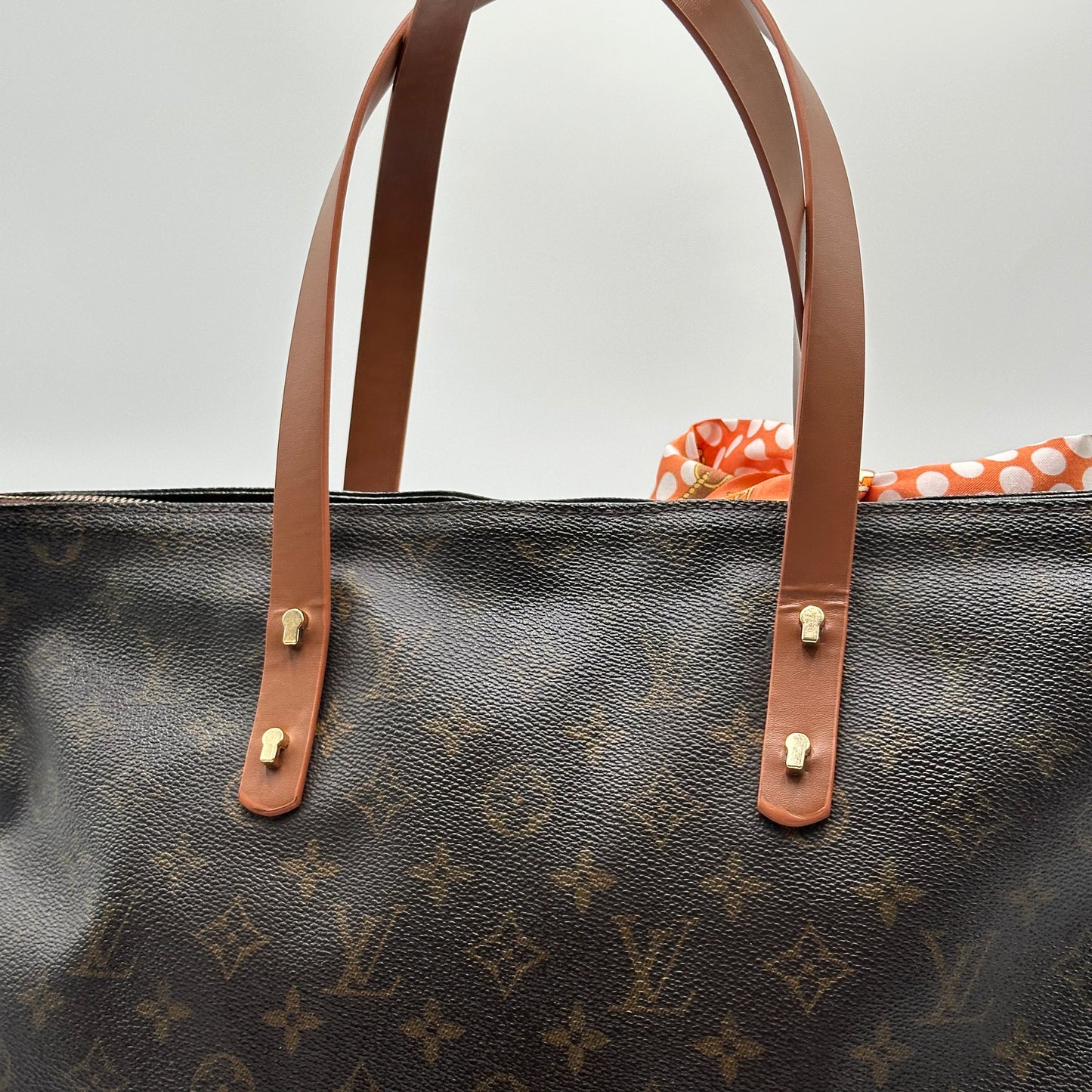 Authentic Louis Vuitton 2000 Monogram Cabas Mezzo Tote