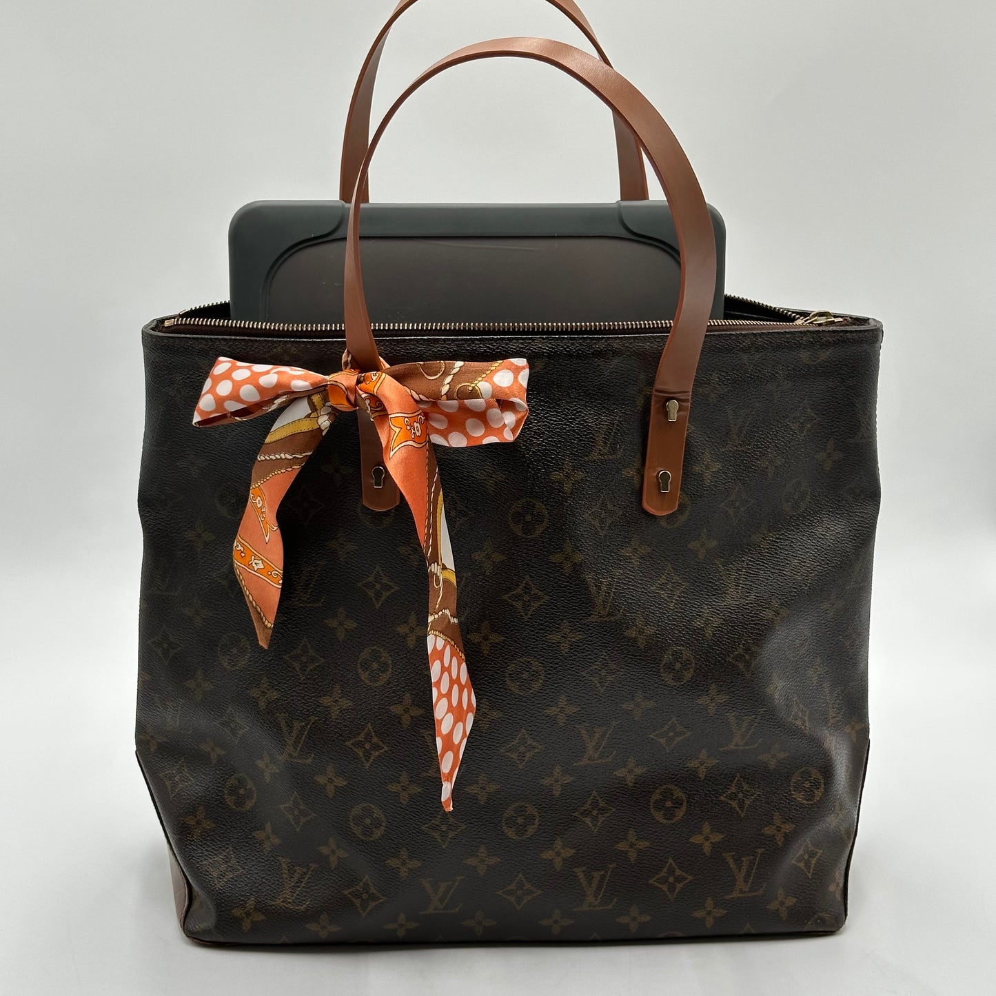 Authentic Louis Vuitton 2000 Monogram Cabas Mezzo Tote