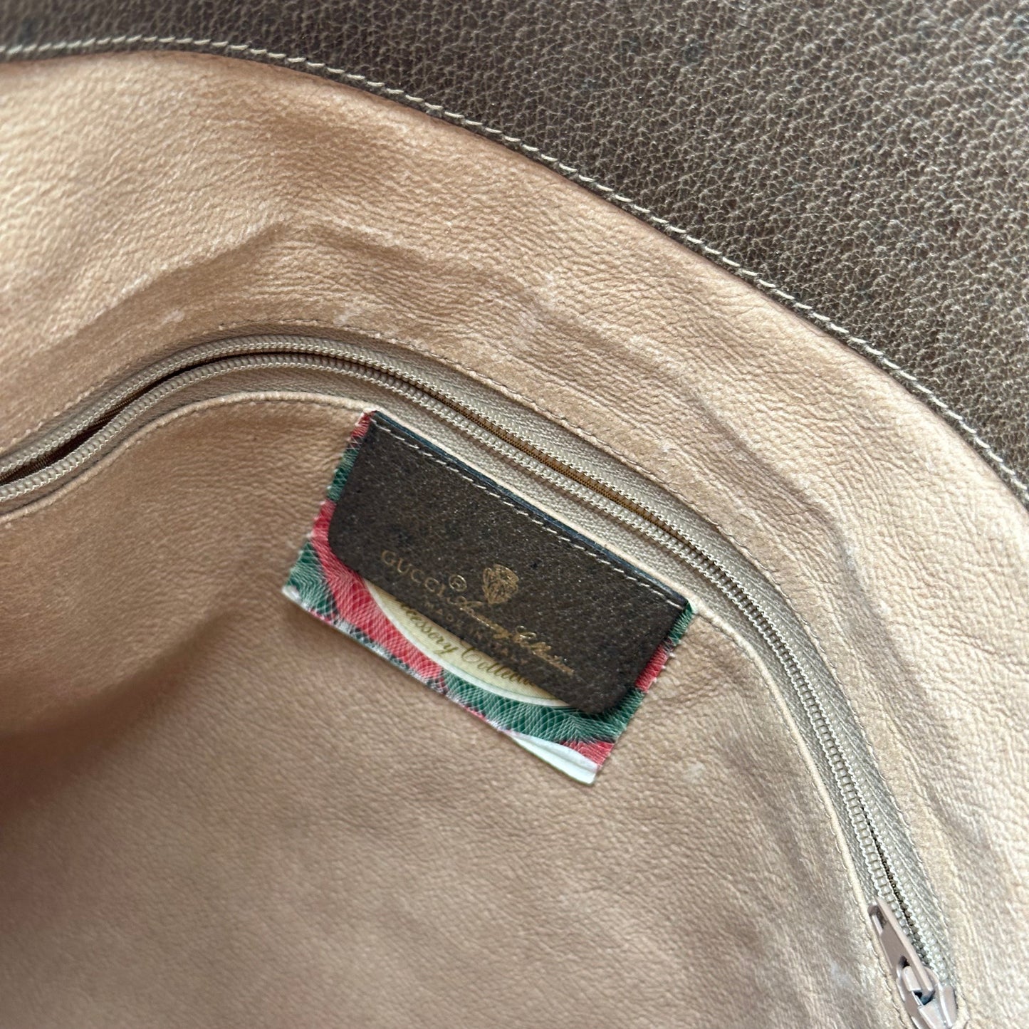 Authentic GUCCI GG Canvas Large Flap Clutch Crossbody