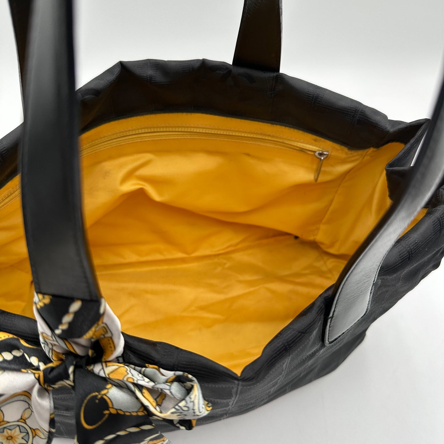 Authentic CHANEL Black Medium Travel Line Tote