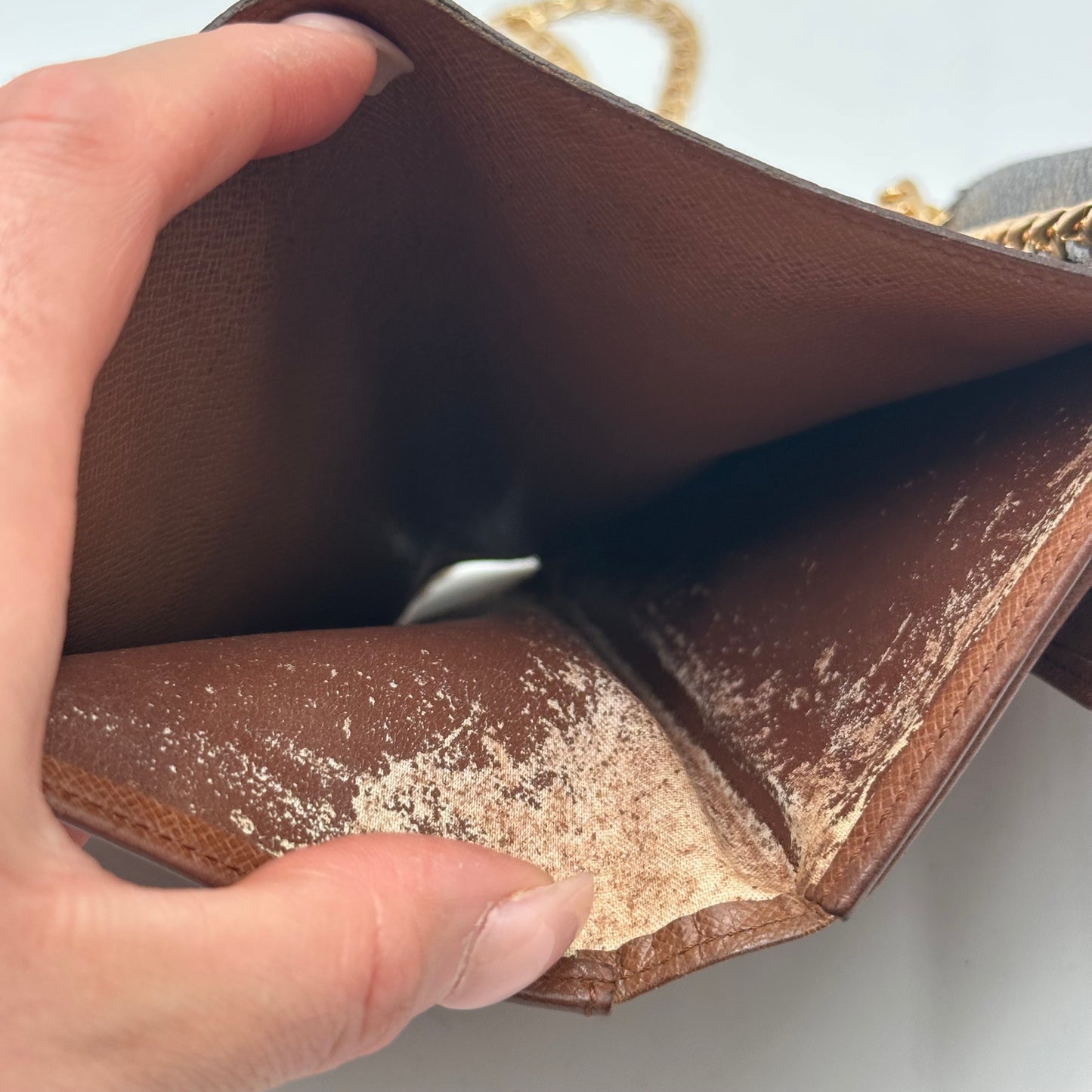 Authentic 1994 Louis Vuitton Monogram Trifold Bilets Wallet Crossbody