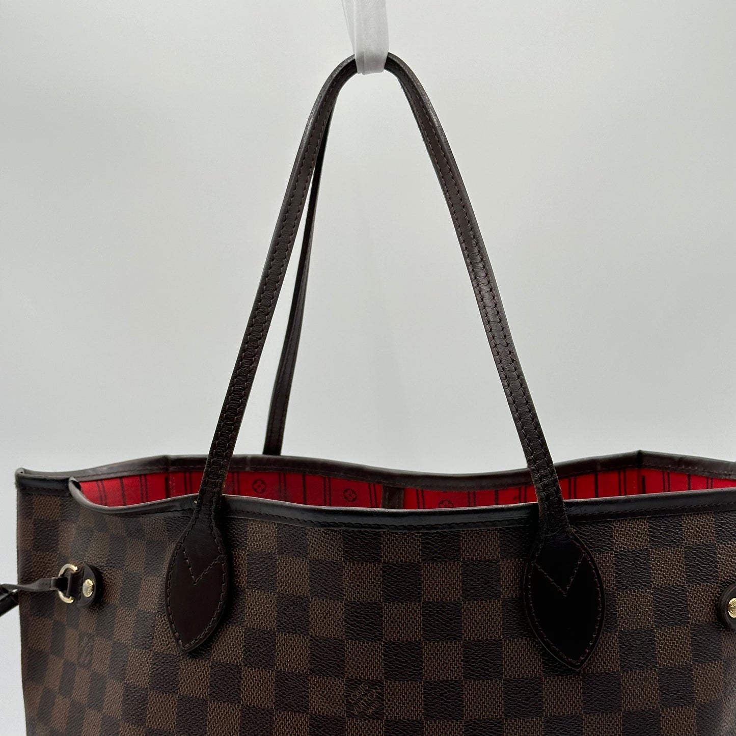 2010 Authentic Louis Vuitton Damier Ebene Neverfull MM Tote