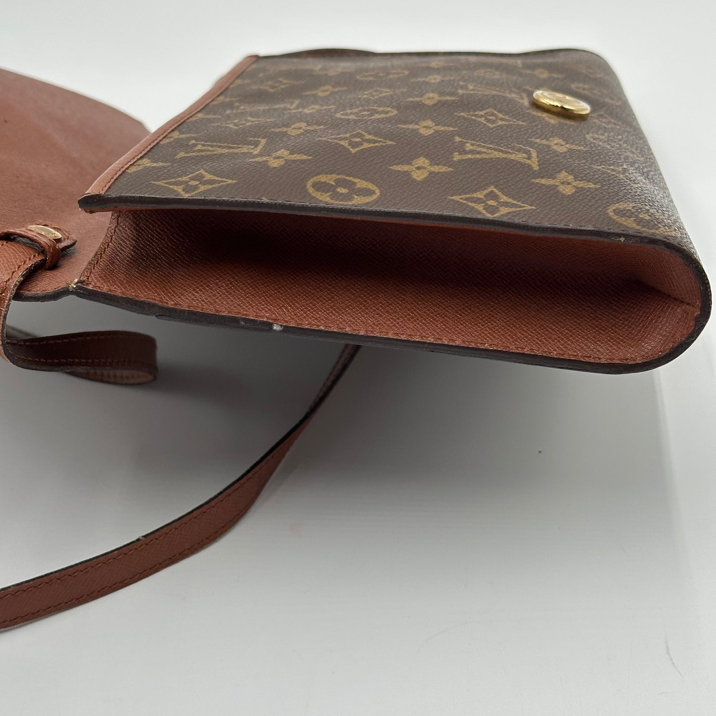 Authentic Louis Vuitton 1991 Monogram Bordeaux Clutch Crossbody