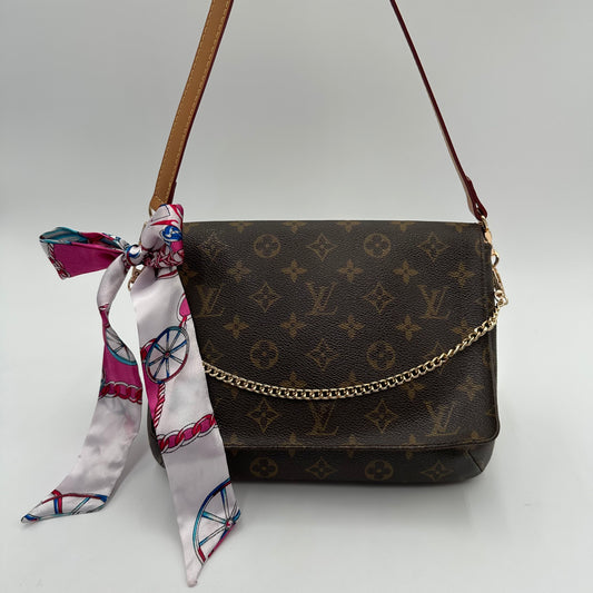 Authentic Louis Vuitton 1998 Monogram Musette Tango Crossbody