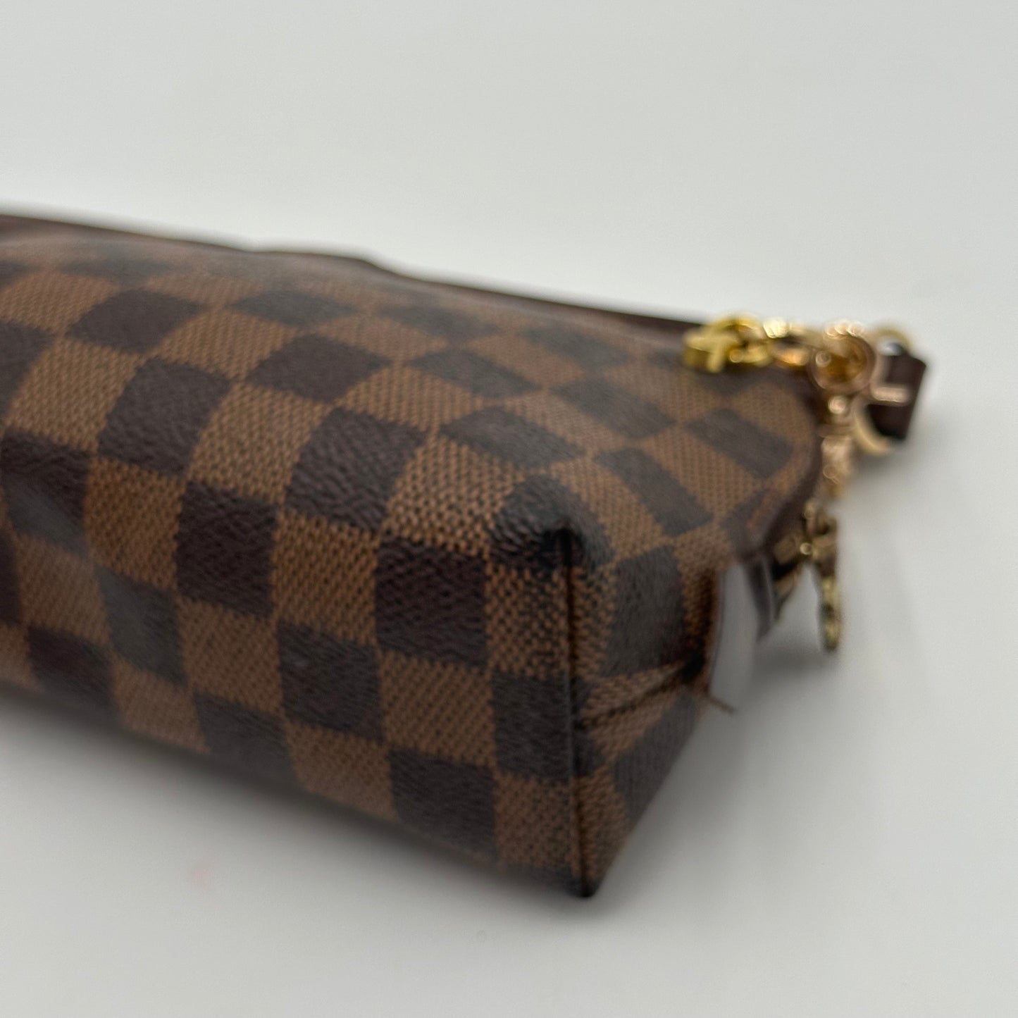 Authentic Louis Vuitton 2004 Damier Ebene Cosmetic Pouch Crossbody