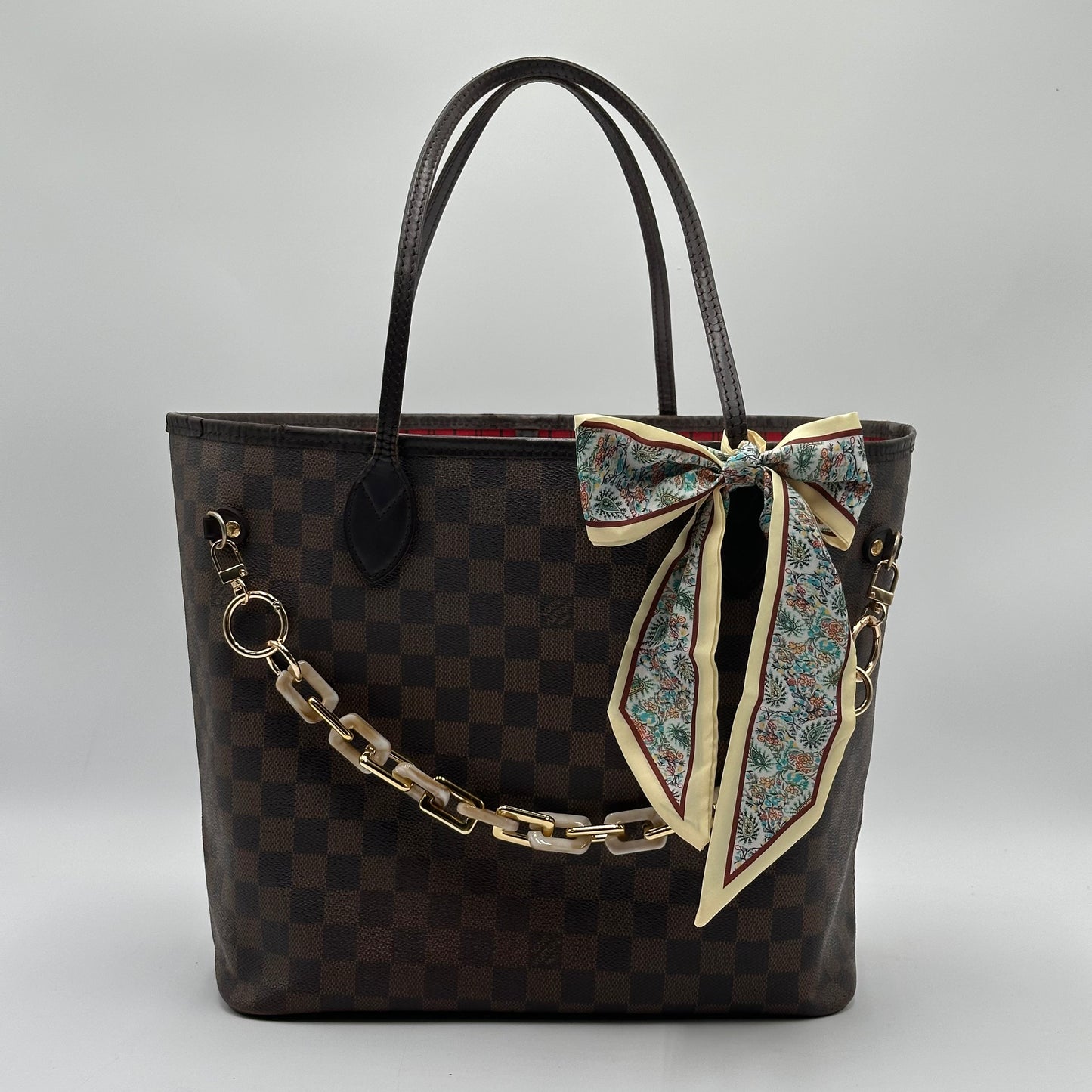 2008 Authentic Louis Vuitton Damier Ebene Neverfull MM