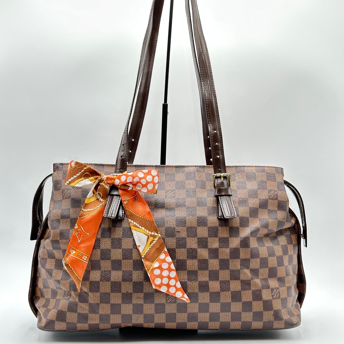Authentic Louis Vuitton 2005 Damier Ebene Chelsea Tote