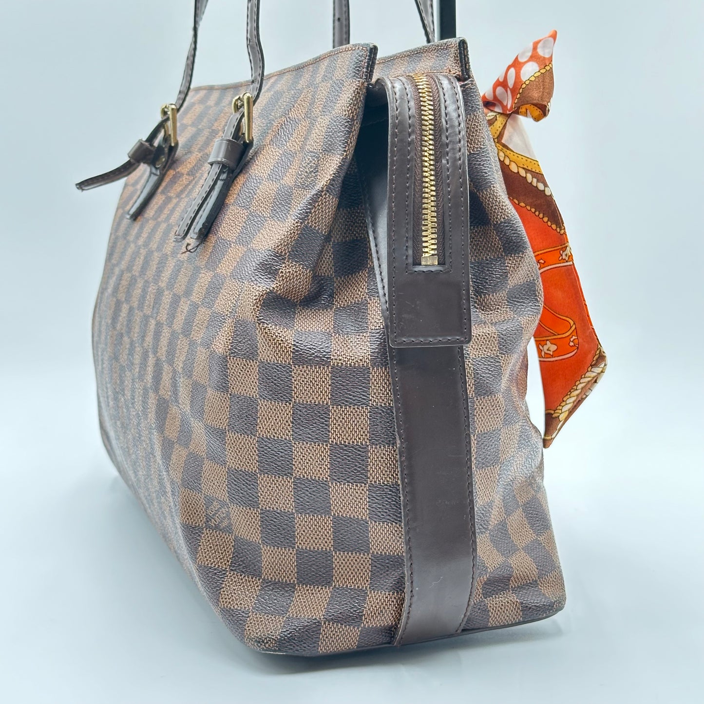 Authentic Louis Vuitton 2005 Damier Ebene Chelsea Tote