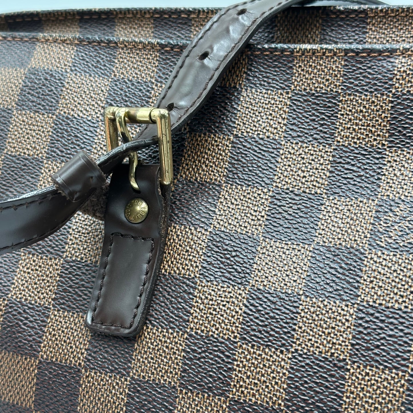 Authentic Louis Vuitton 2005 Damier Ebene Chelsea Tote