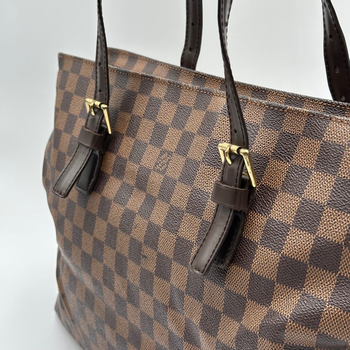 Authentic Louis Vuitton 2005 Damier Ebene Chelsea Tote