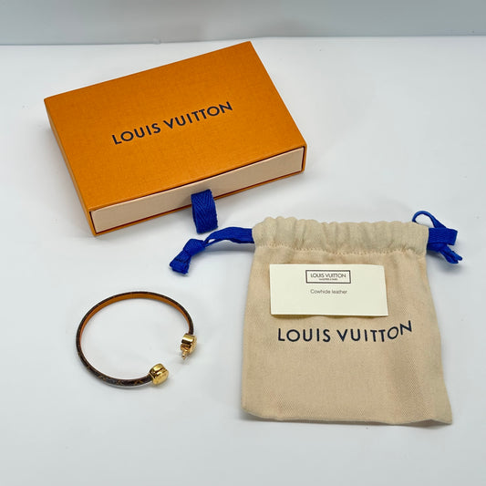 Authentic Louis Vuitton Monogram Mini Historic Bracelet