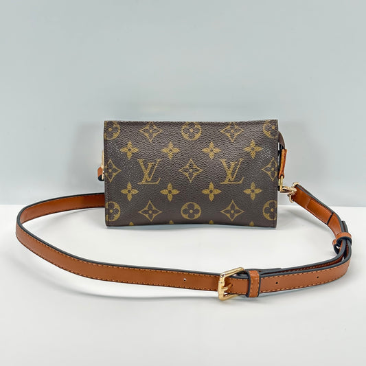 Authentic Louis Vuitton 2000 Monogram Bucket Pouch Crossbody