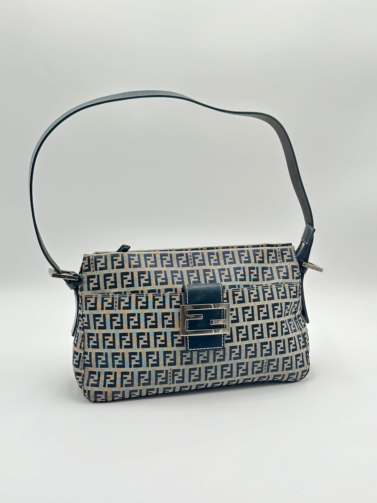 Authentic FENDI Zucchino Canvas Handbag