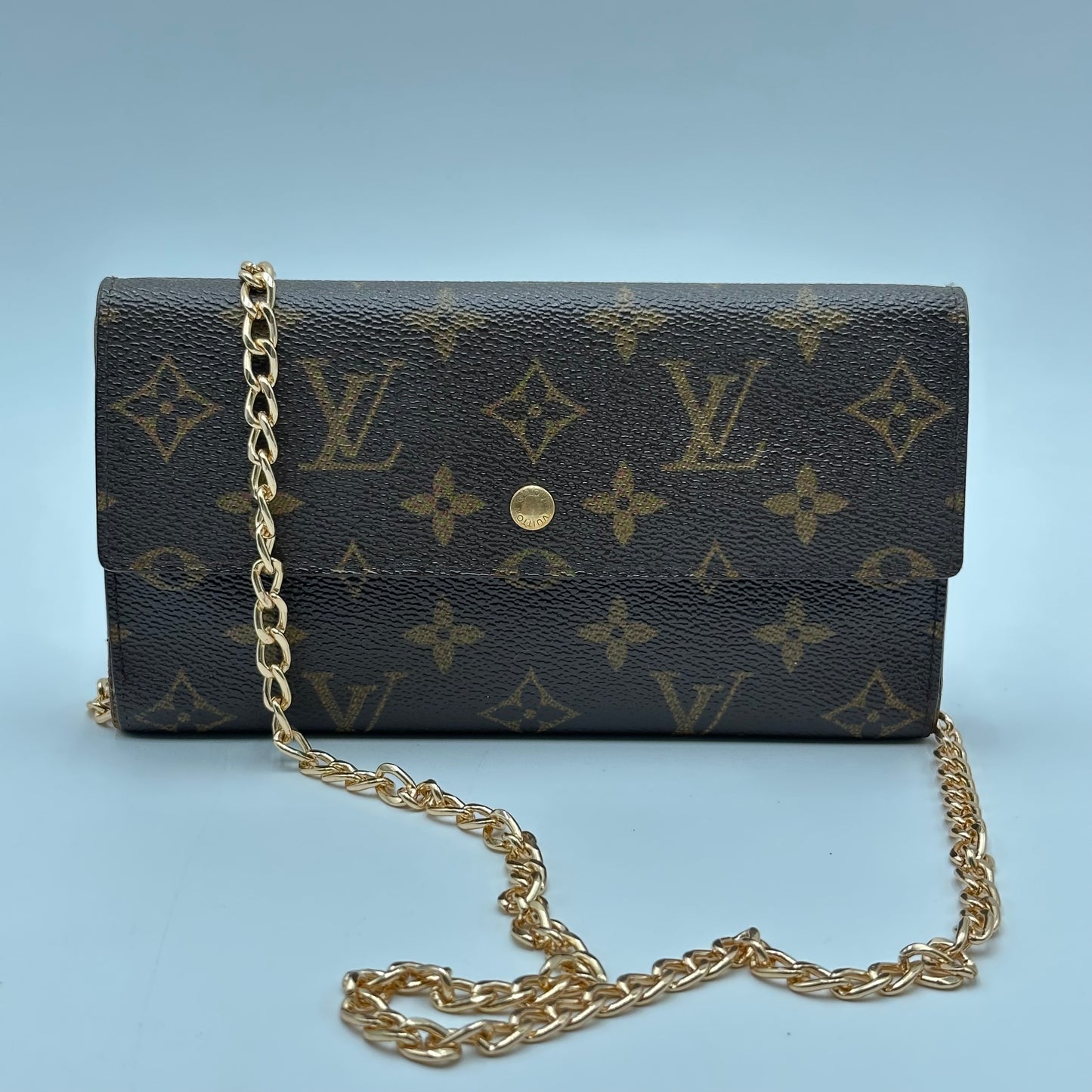 Authentic 1997 Louis Vuitton Monogram Trifold Wallet Crossbody