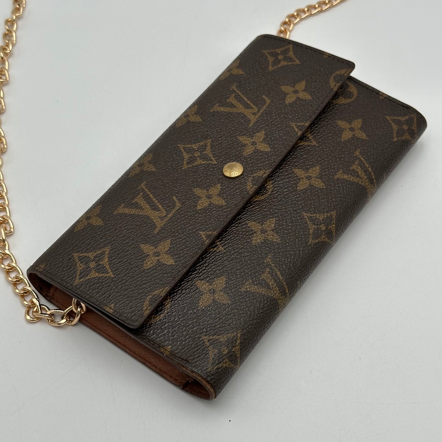 Authentic 1997 Louis Vuitton Monogram Trifold Wallet Crossbody