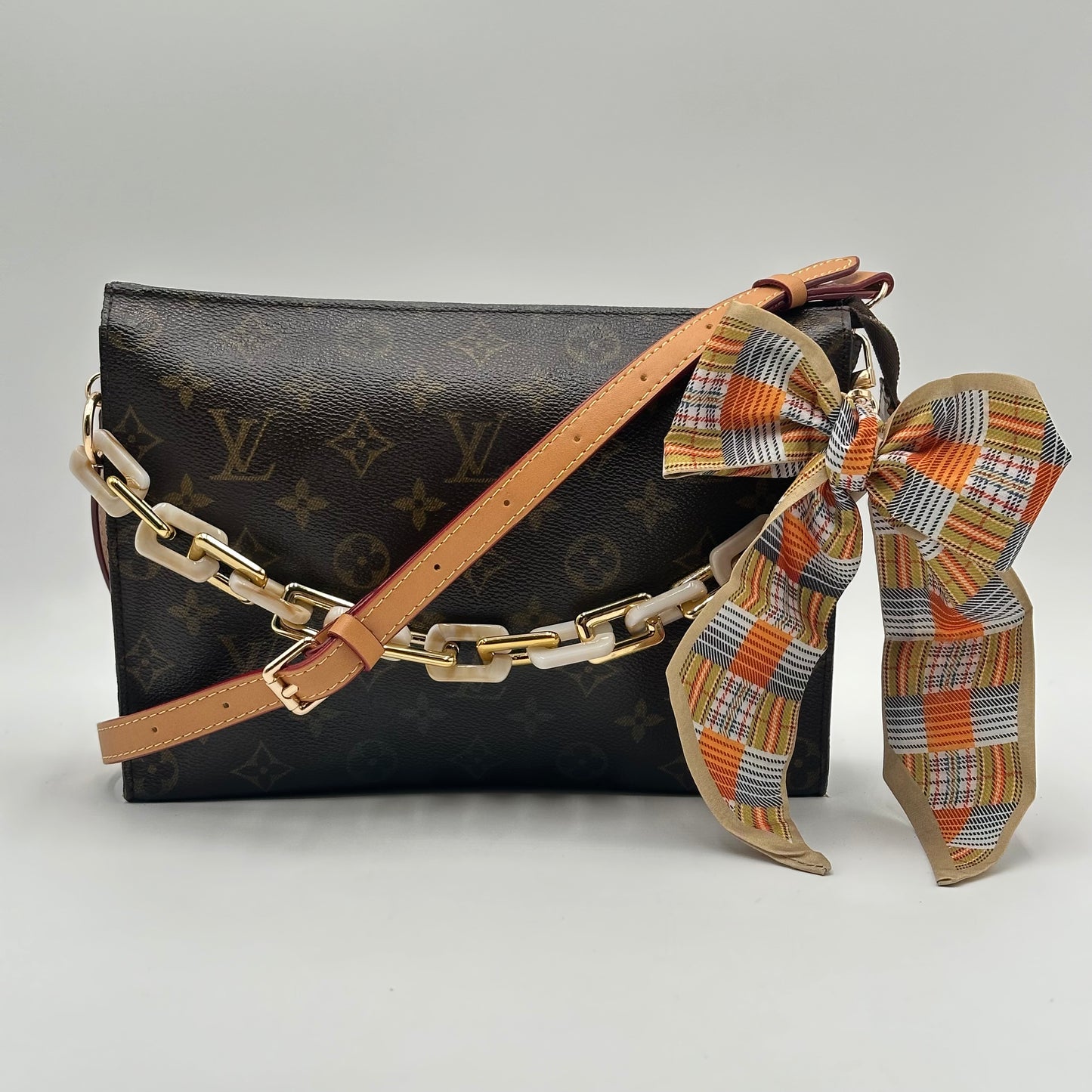 Authentic Louis Vuitton 𝑴𝒐𝒏𝒐𝒈𝒓𝒂𝒎 𝑻𝒐𝒊𝒍𝒆𝒕𝒓𝒚 26 𝑷𝒐𝒖𝒄𝒉 𝑪𝒓𝒐𝒔𝒔𝒃𝒐𝒅𝒚