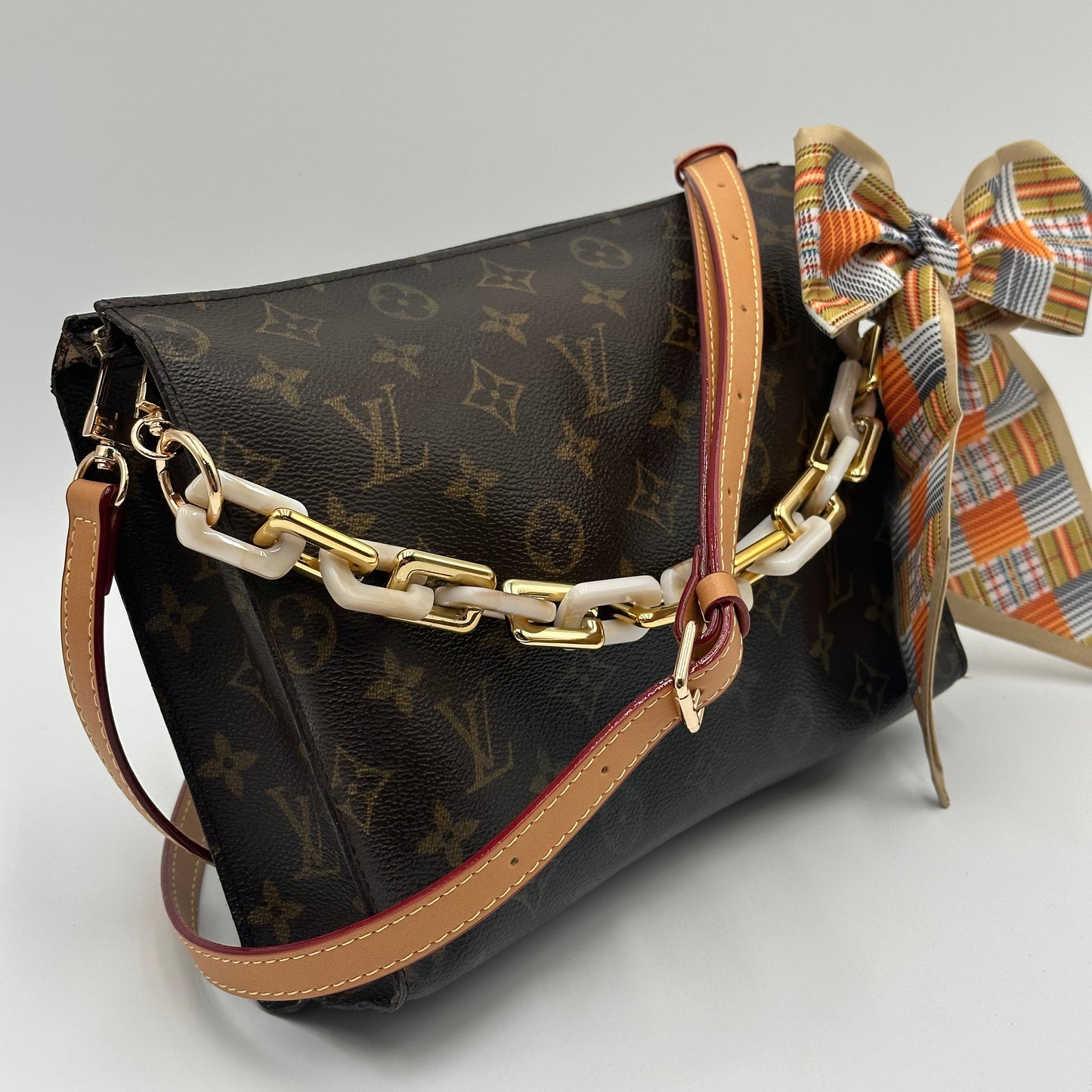 Authentic Louis Vuitton 𝑴𝒐𝒏𝒐𝒈𝒓𝒂𝒎 𝑻𝒐𝒊𝒍𝒆𝒕𝒓𝒚 26 𝑷𝒐𝒖𝒄𝒉 𝑪𝒓𝒐𝒔𝒔𝒃𝒐𝒅𝒚