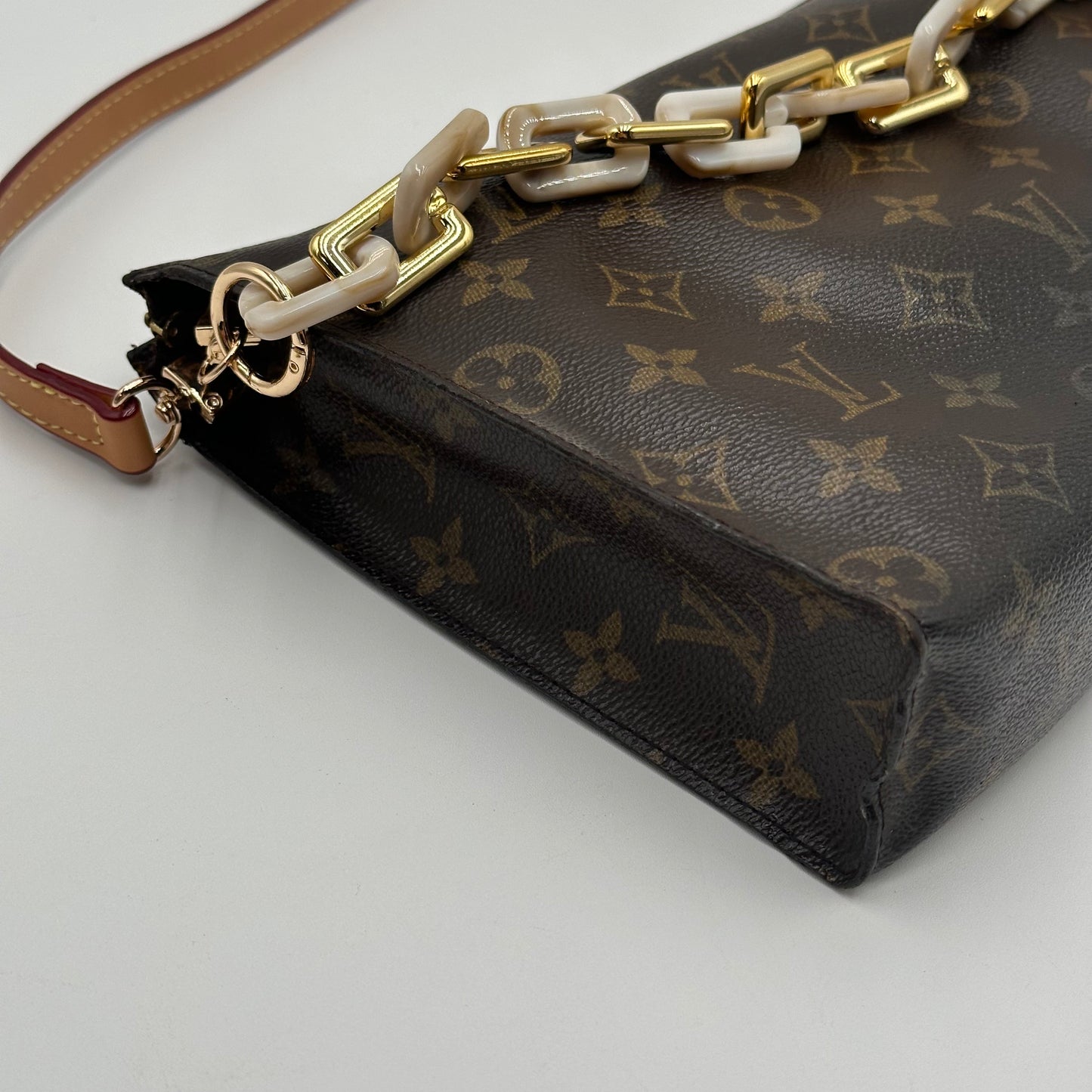 Authentic Louis Vuitton 𝑴𝒐𝒏𝒐𝒈𝒓𝒂𝒎 𝑻𝒐𝒊𝒍𝒆𝒕𝒓𝒚 26 𝑷𝒐𝒖𝒄𝒉 𝑪𝒓𝒐𝒔𝒔𝒃𝒐𝒅𝒚