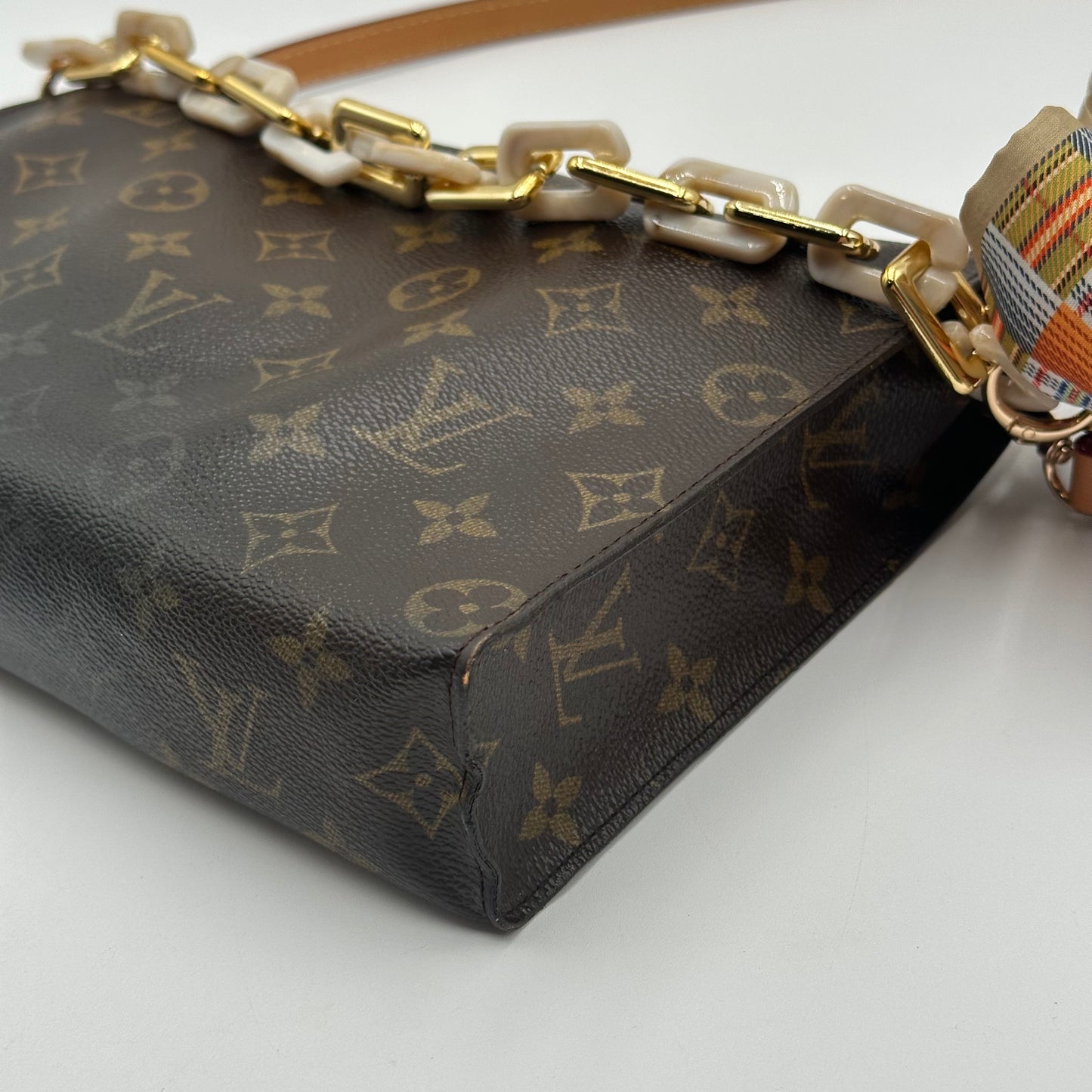 Authentic Louis Vuitton 𝑴𝒐𝒏𝒐𝒈𝒓𝒂𝒎 𝑻𝒐𝒊𝒍𝒆𝒕𝒓𝒚 26 𝑷𝒐𝒖𝒄𝒉 𝑪𝒓𝒐𝒔𝒔𝒃𝒐𝒅𝒚