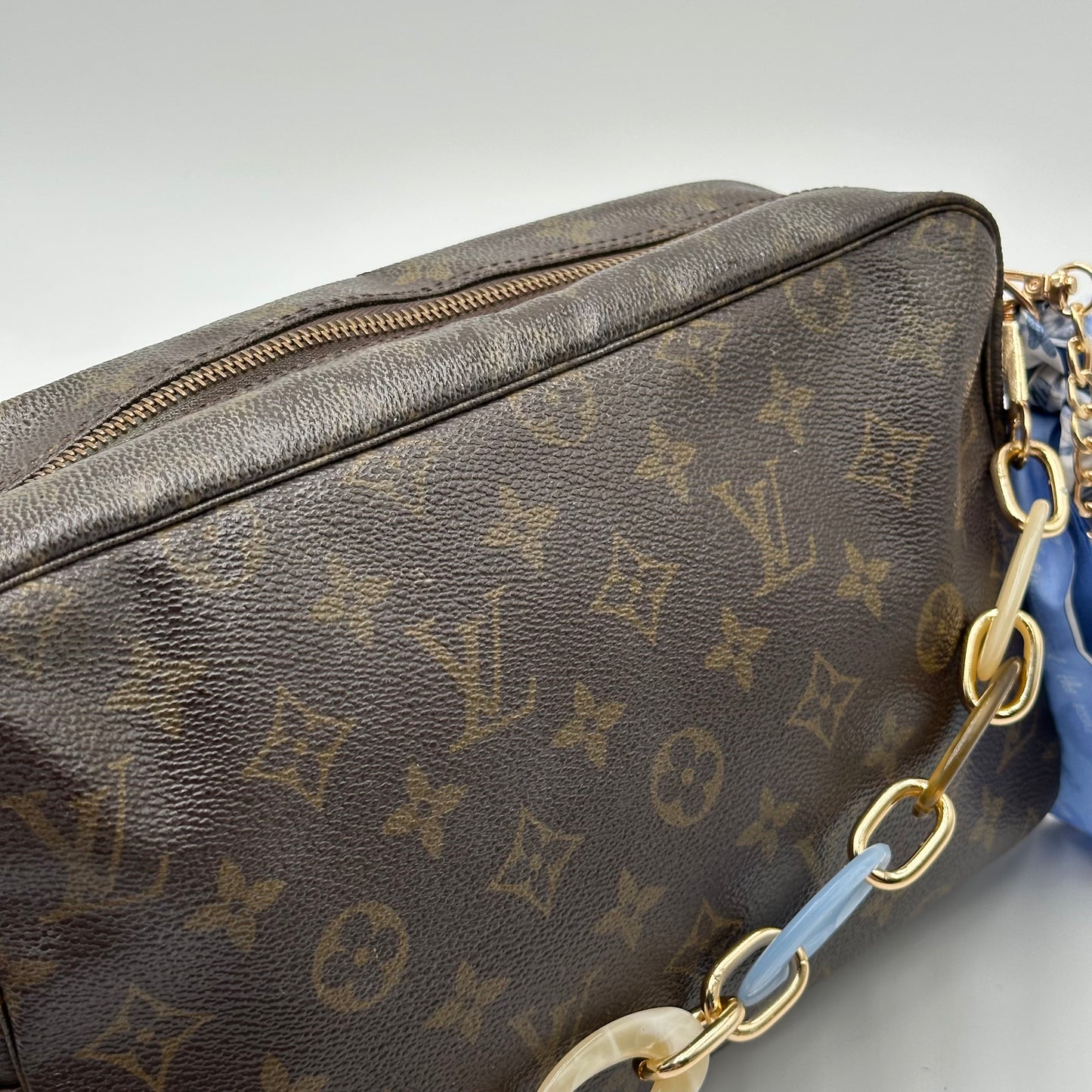 Authentic Louis Vuitton 1996 Monogram Trousse Crossbody