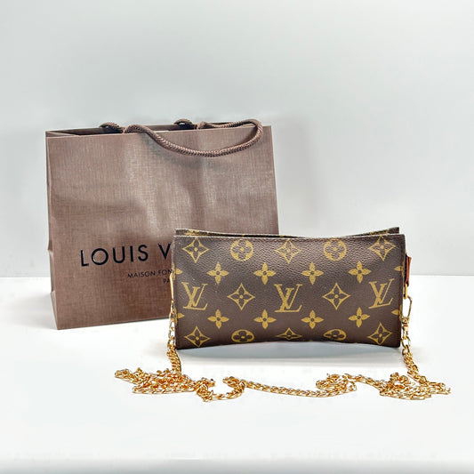 Authentic Louis Vuitton 2000 Monogram Bucket Pouch Crossbody