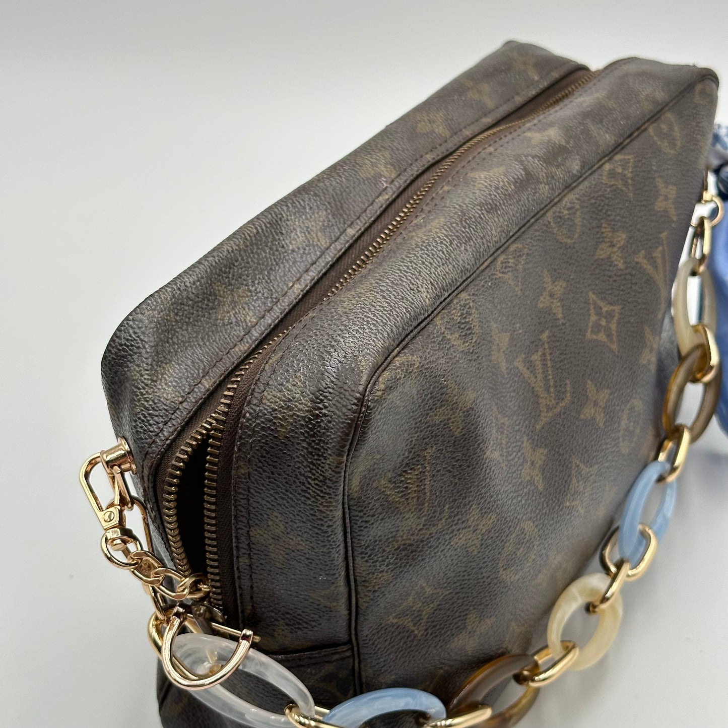 Authentic Louis Vuitton 1996 Monogram Trousse Crossbody