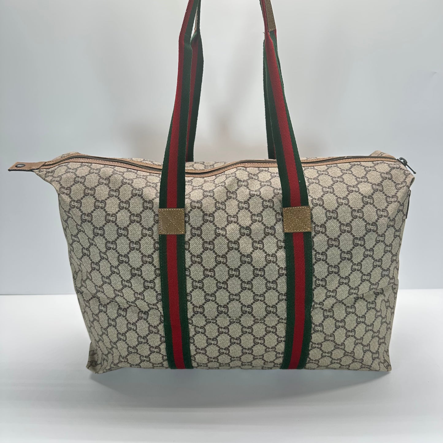 Authentic GUCCI GG Plus Jumbo Weekend Tote