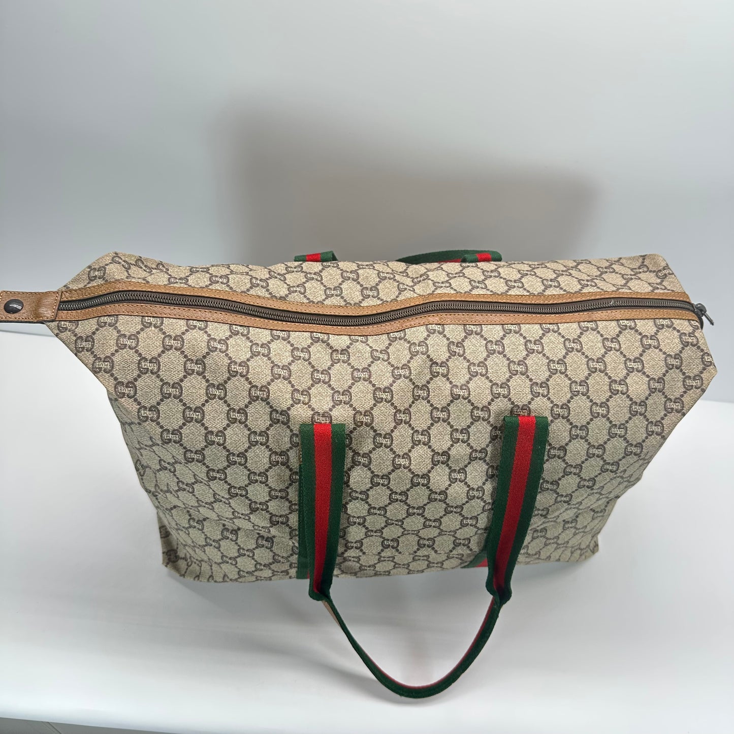 Authentic GUCCI GG Plus Jumbo Weekend Tote