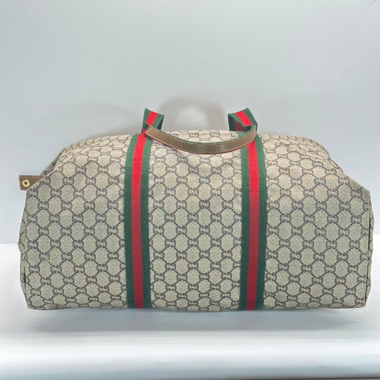 Authentic GUCCI GG Plus Jumbo Weekend Tote