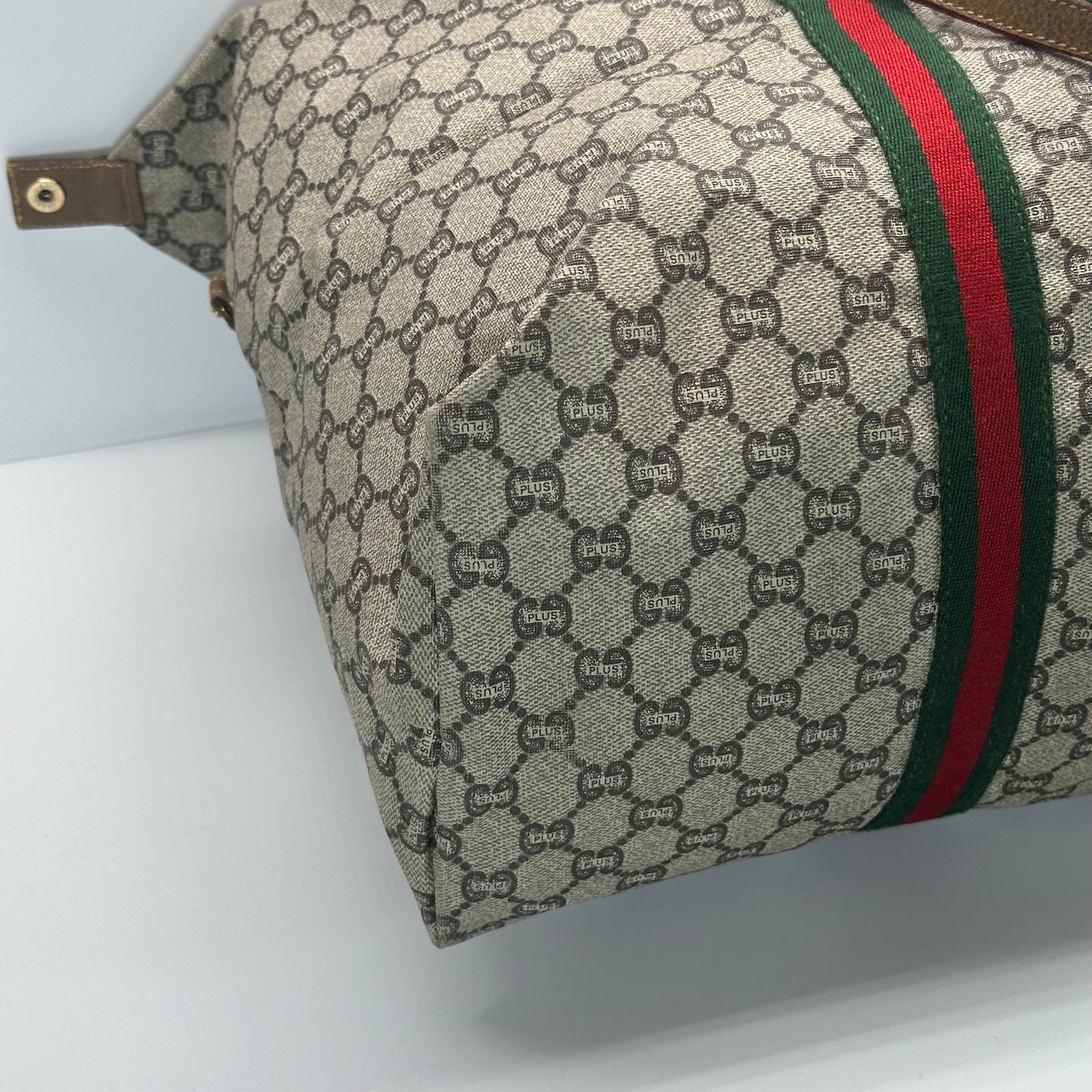 Authentic GUCCI GG Plus Jumbo Weekend Tote