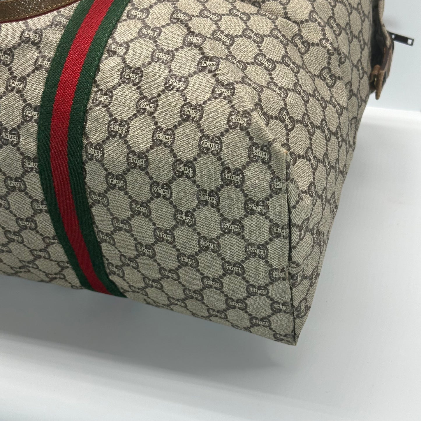 Authentic GUCCI GG Plus Jumbo Weekend Tote