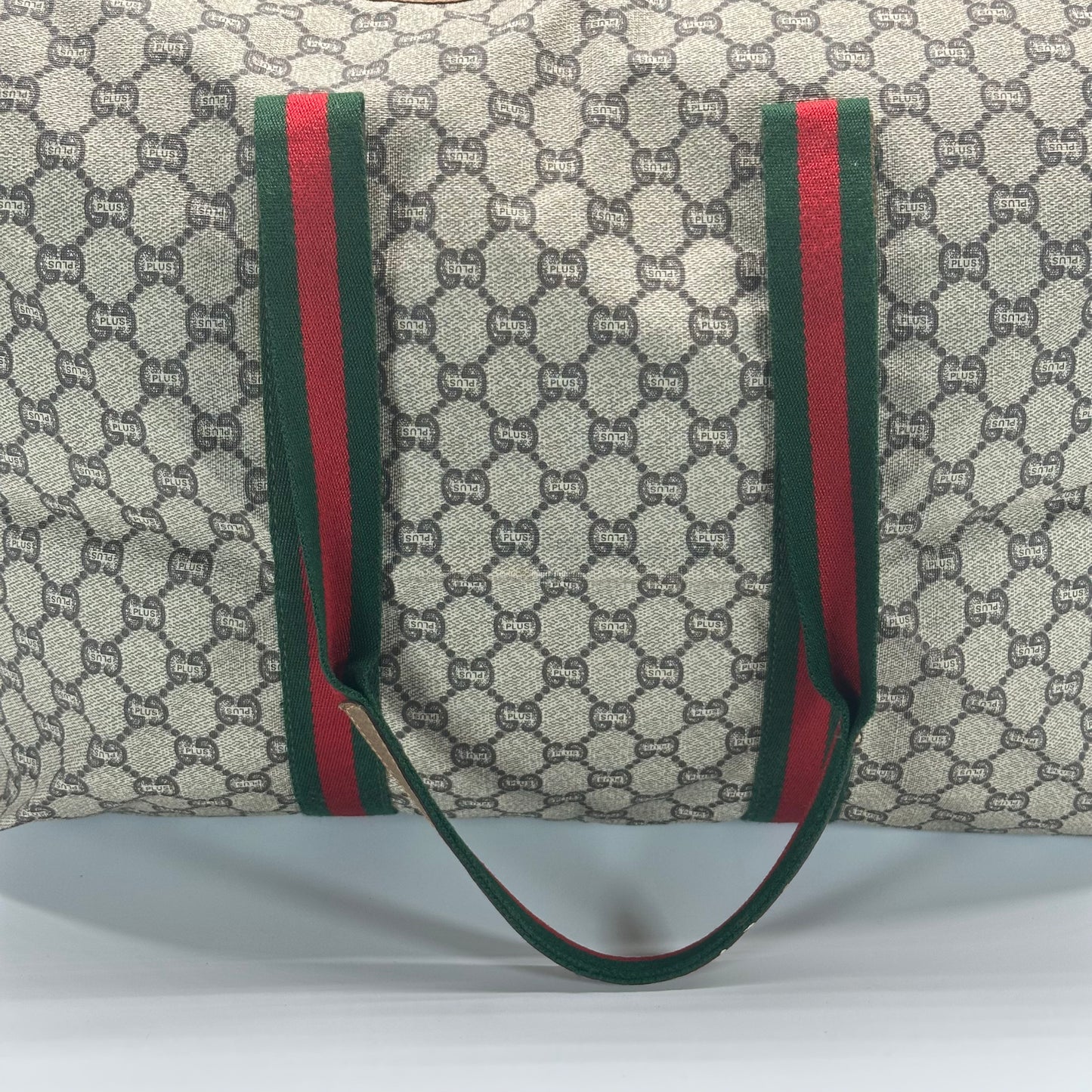 Authentic GUCCI GG Plus Jumbo Weekend Tote